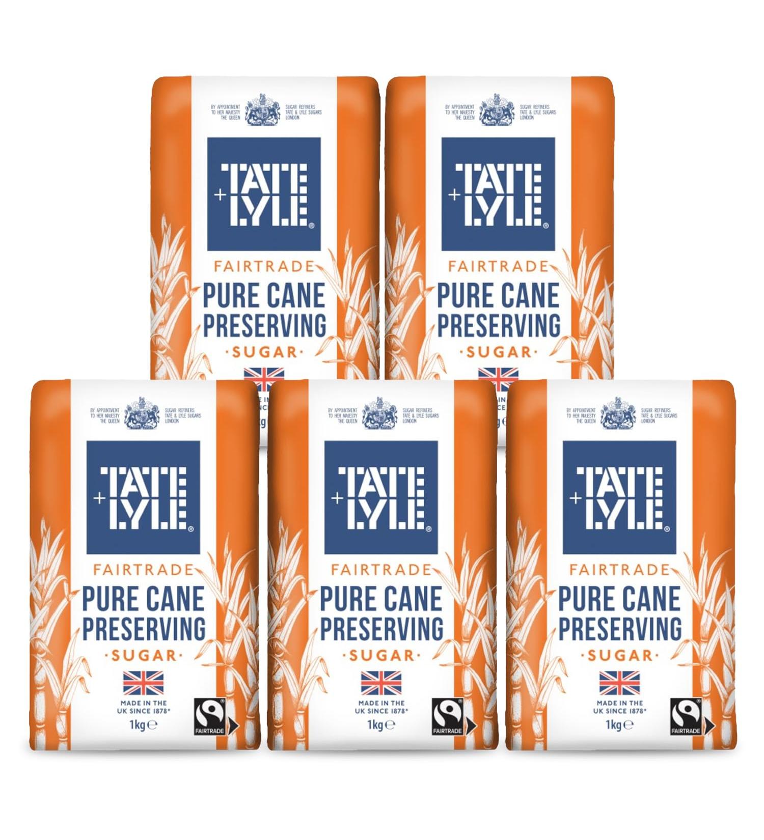 Tate & Lyle Preserving Sugar 5x1kg - Buy Online on SooperMarket.com