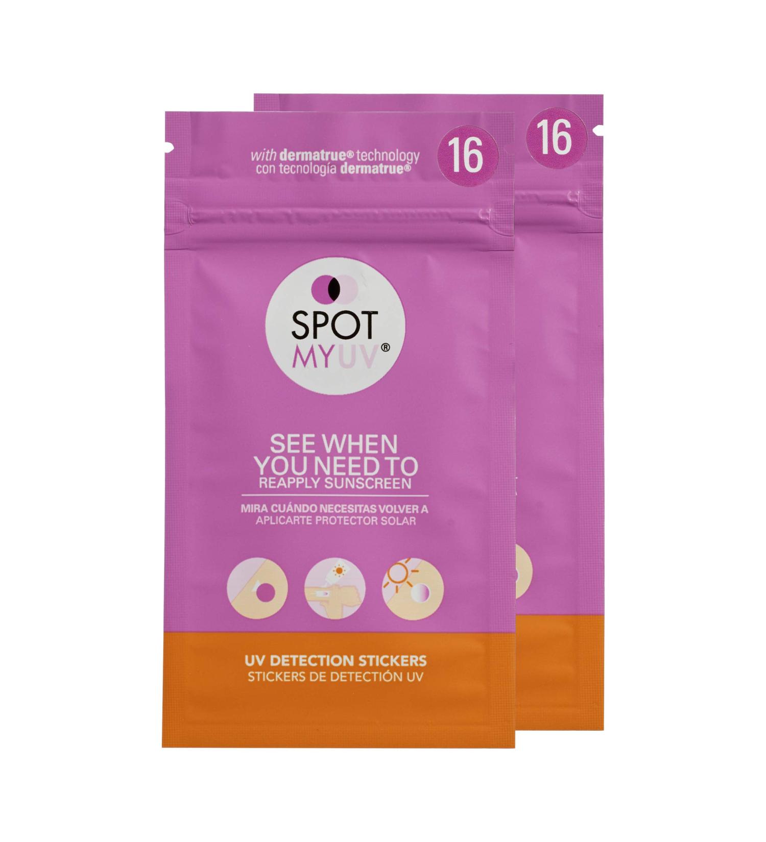 SPOTMYUV UV Stickers for Sunscreen with Patented Dermatrue SPF Sensing Technology - 32 Count 32 Count (Pack of 1) - Buy Online on SooperMarket.com