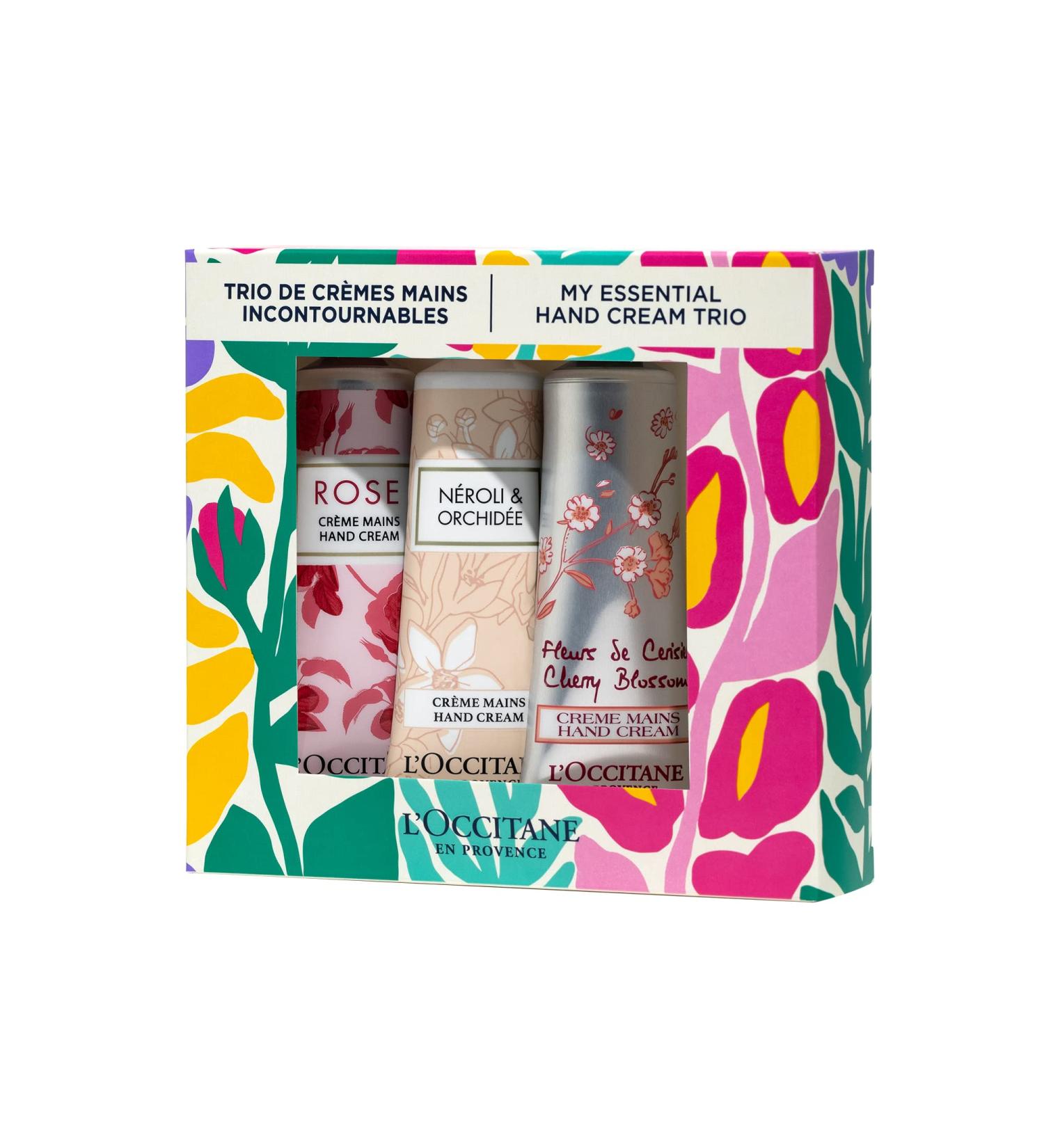 L'Occitane Floral Hand Cream 3-Piece Gift Set | Organic Shea Butter | 3 Oz | Floral-Scented Hand Creams - Buy Online on SooperMarket.com