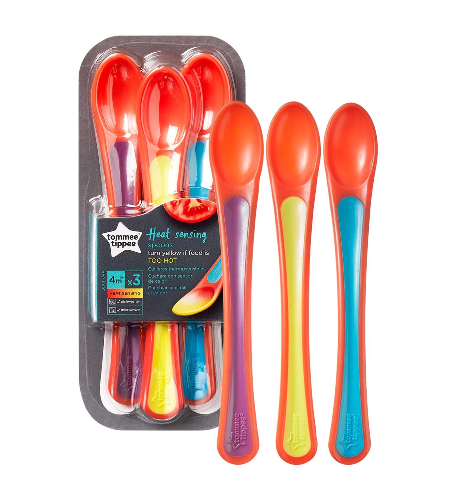 Tommee Tippee Heat Sensing Spoons - Pack of 3 | International Shipping Available - Buy Online on SooperMarket.com
