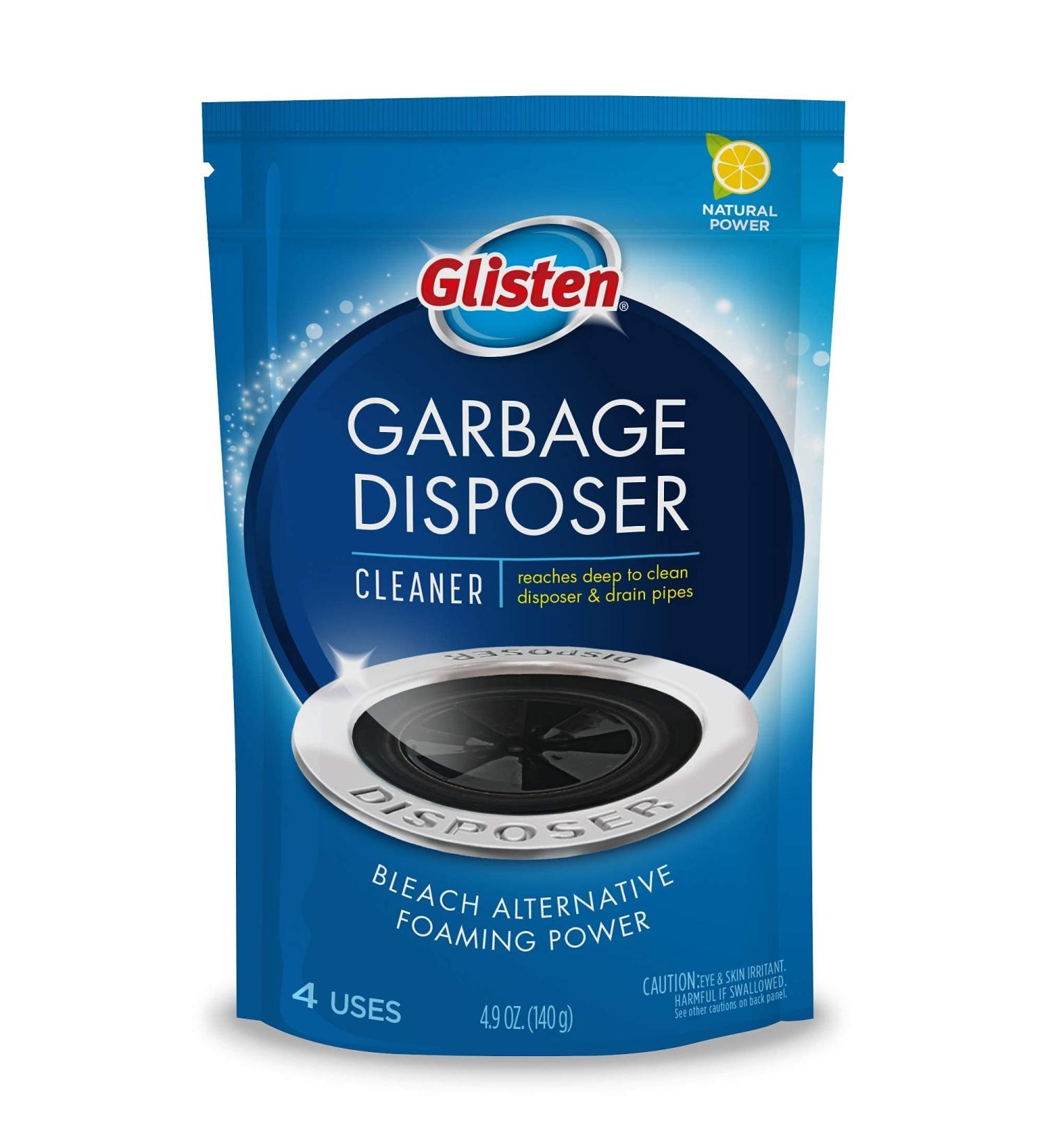 Glisten Disposer Care Foaming Garbage Disposer Cleaner 40-Pack - Lemon Scented - Buy Online on SooperMarket.com