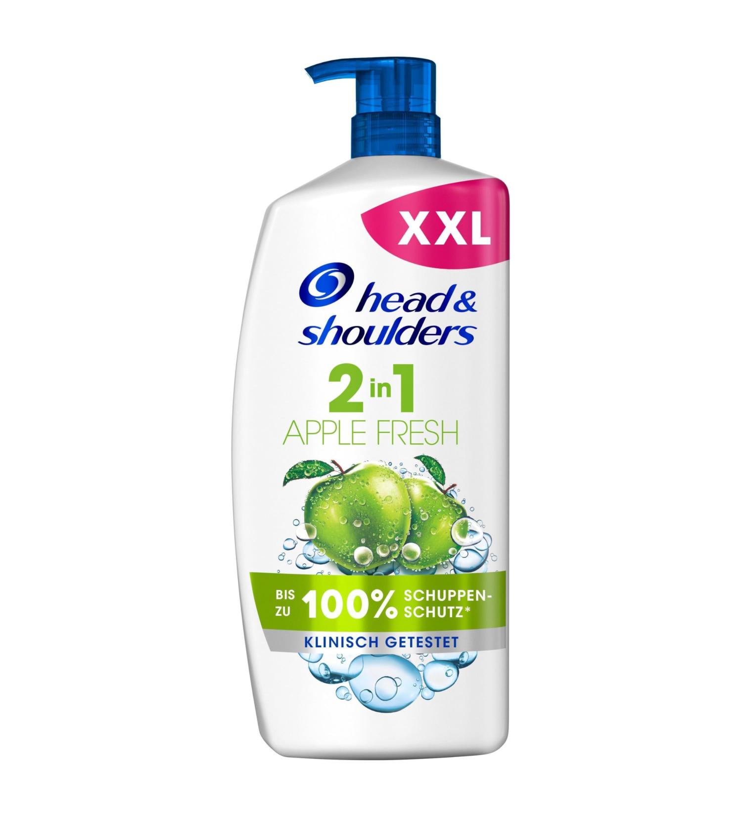 Head & Shoulders 2-in-1 Anti-Dandruff Shampoo (900 ml) - Apple Fresh Anti-Hair Loss Itchy Scalp Relief for Men & Women | International Shipping - Buy Online on SooperMarket.com