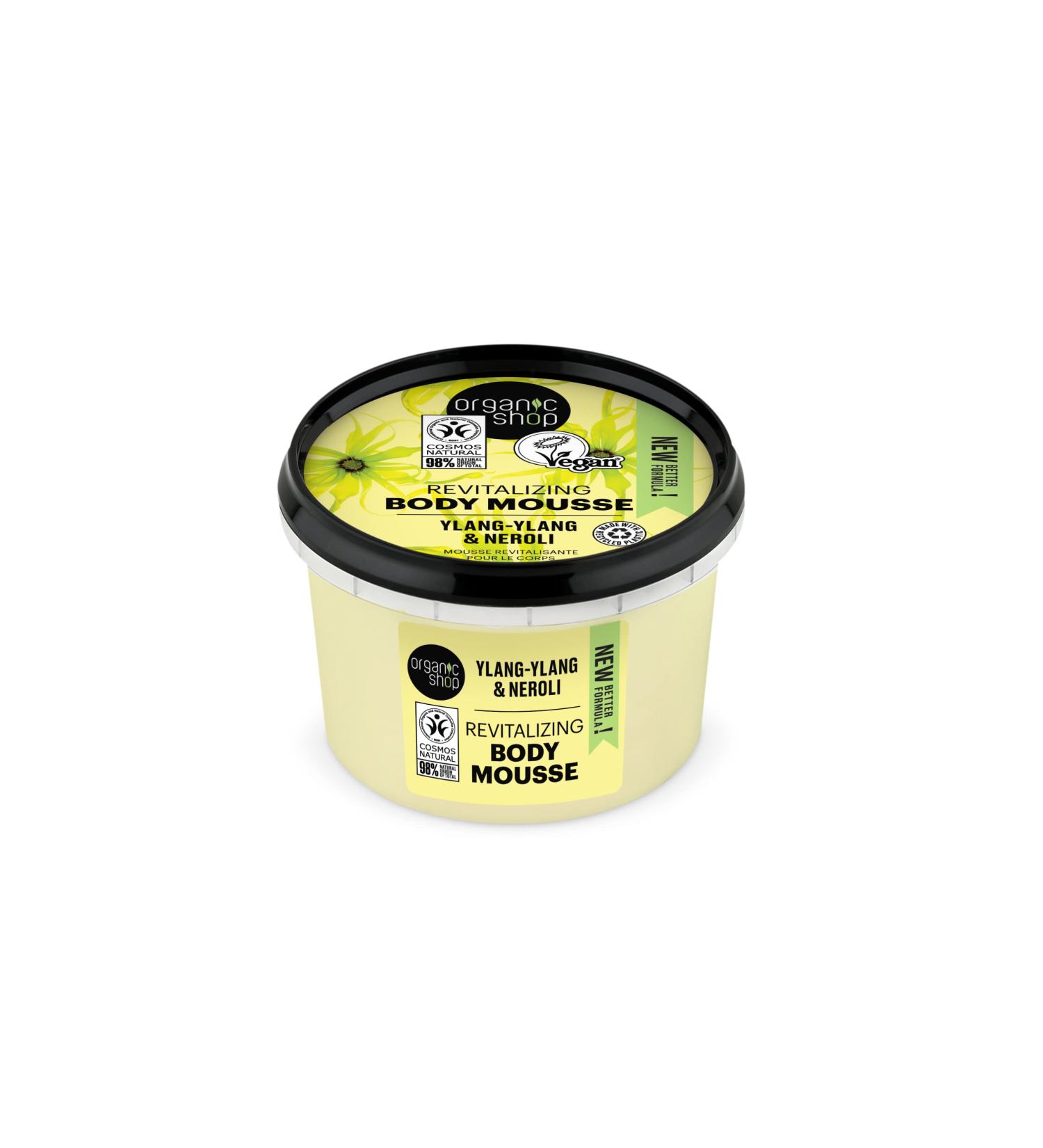 Organic Shop Revitalizing Body Mousse Neroli 250ml - Natural Skin Hydration - Buy Online on SooperMarket.com