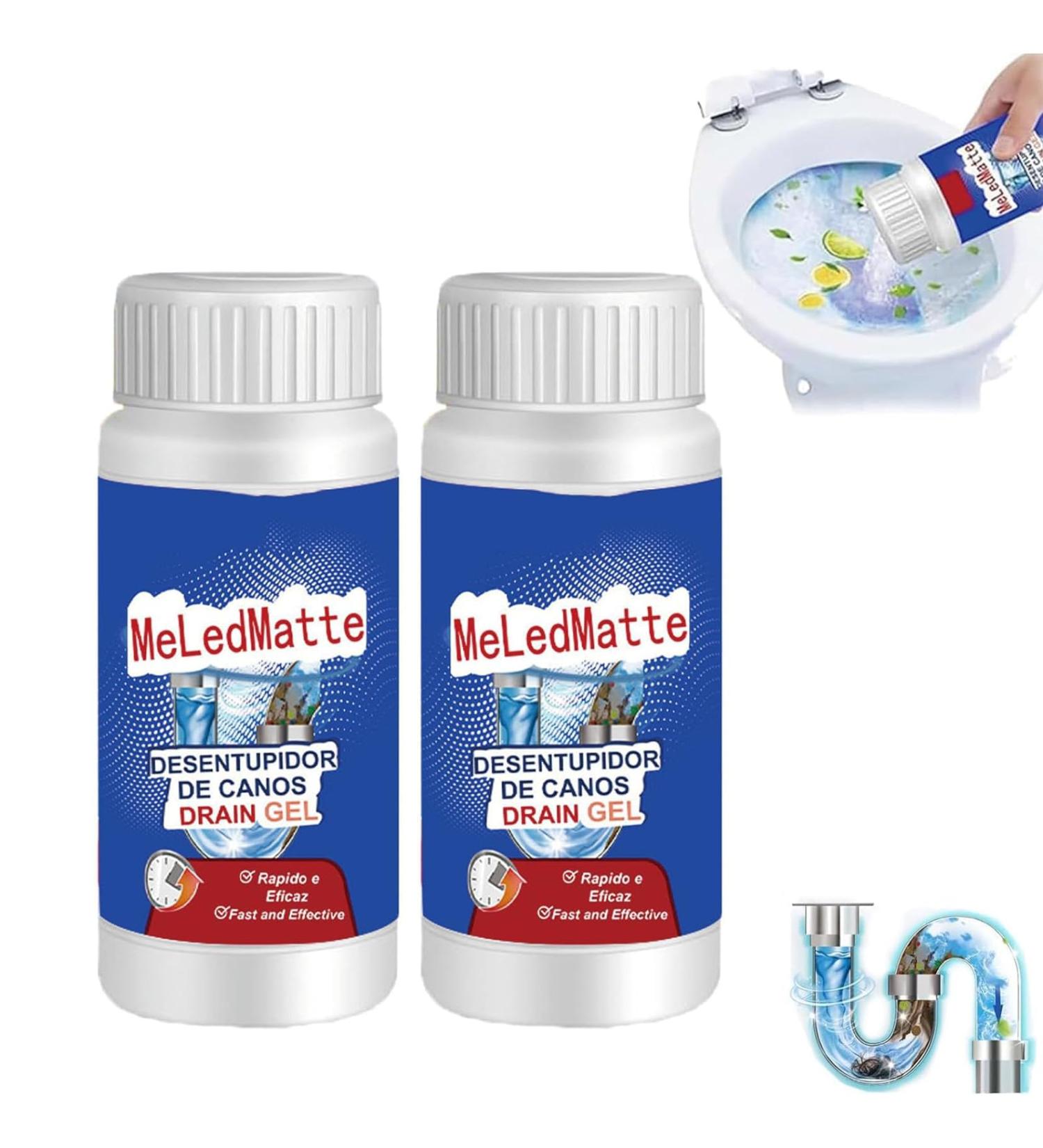 Toilet Unclogging Deodorizer Powerful Pipe Dredging Agent Pipeline Dredging Agent Toilet Bowl Clog Remover All-purpose Drain Cleaner for Kitchen Toilet (2 Pcs) - Buy Online on SooperMarket.com