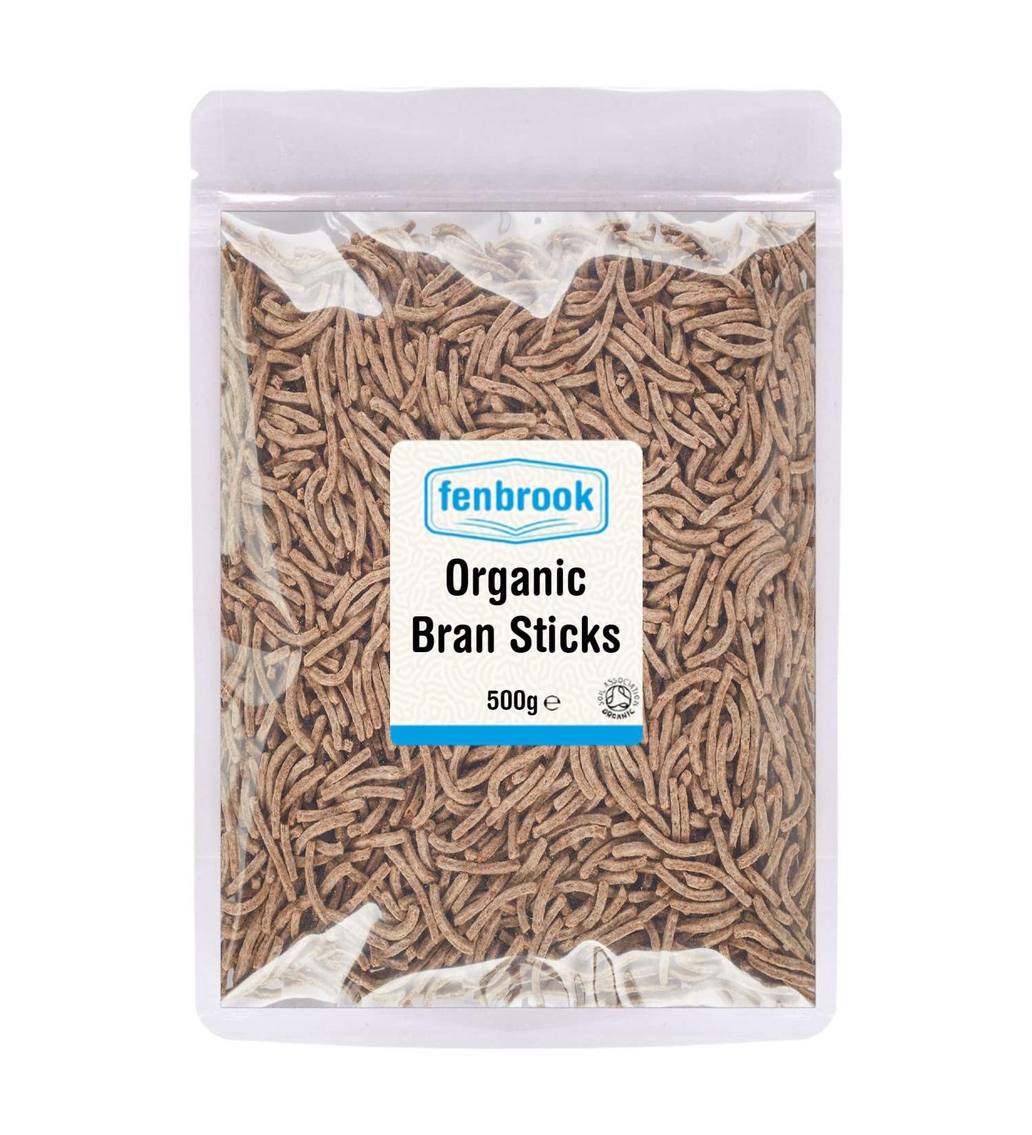 Organic Bran Sticks 500g Certified Organic by Fenbrook Organic - Buy Online on SooperMarket.com