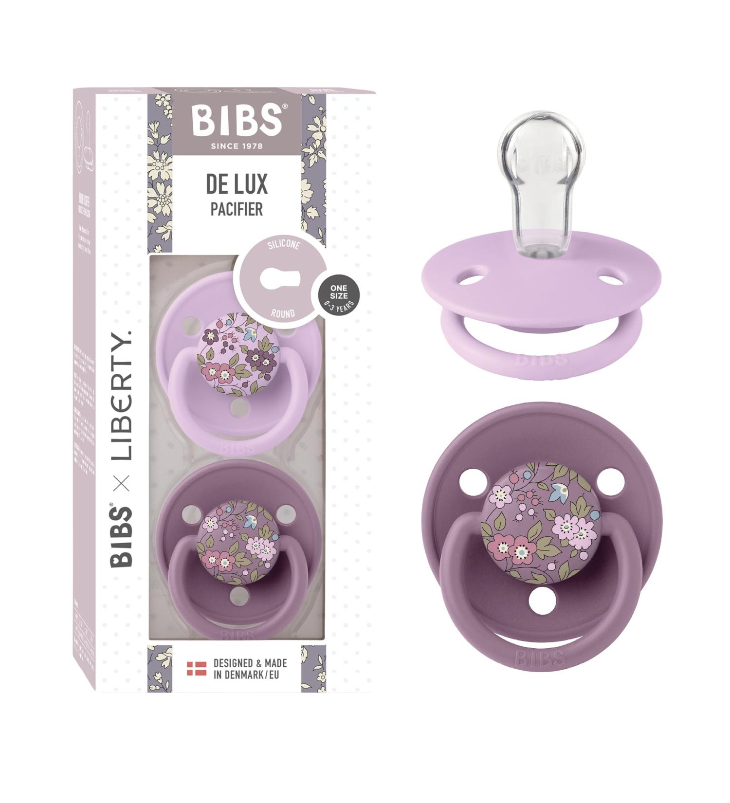 Buy BIBSE de Lux BPA-Free Cherry Shape Silicone Pacifier 2-Pack (0-36 Months) - Made in Denmark - Chamomile Lawn Mauve - Buy Online on SooperMarket.com
