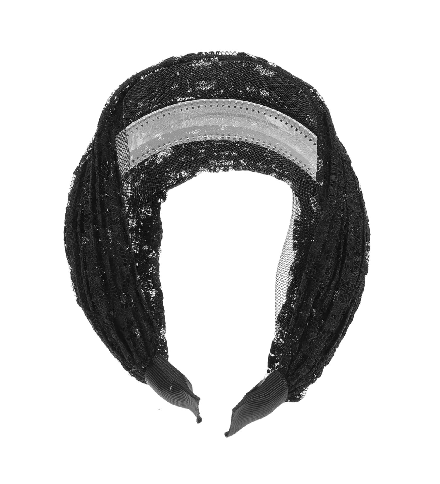 minkissy Wide Lace Headband Womens Fashion Headbands Hair Scrunchies for Women's Hair Black Girl Hair Accessories Black Headbands for Women Girl Headbands Girls Headband Women Headdress - Buy Online on SooperMarket.com