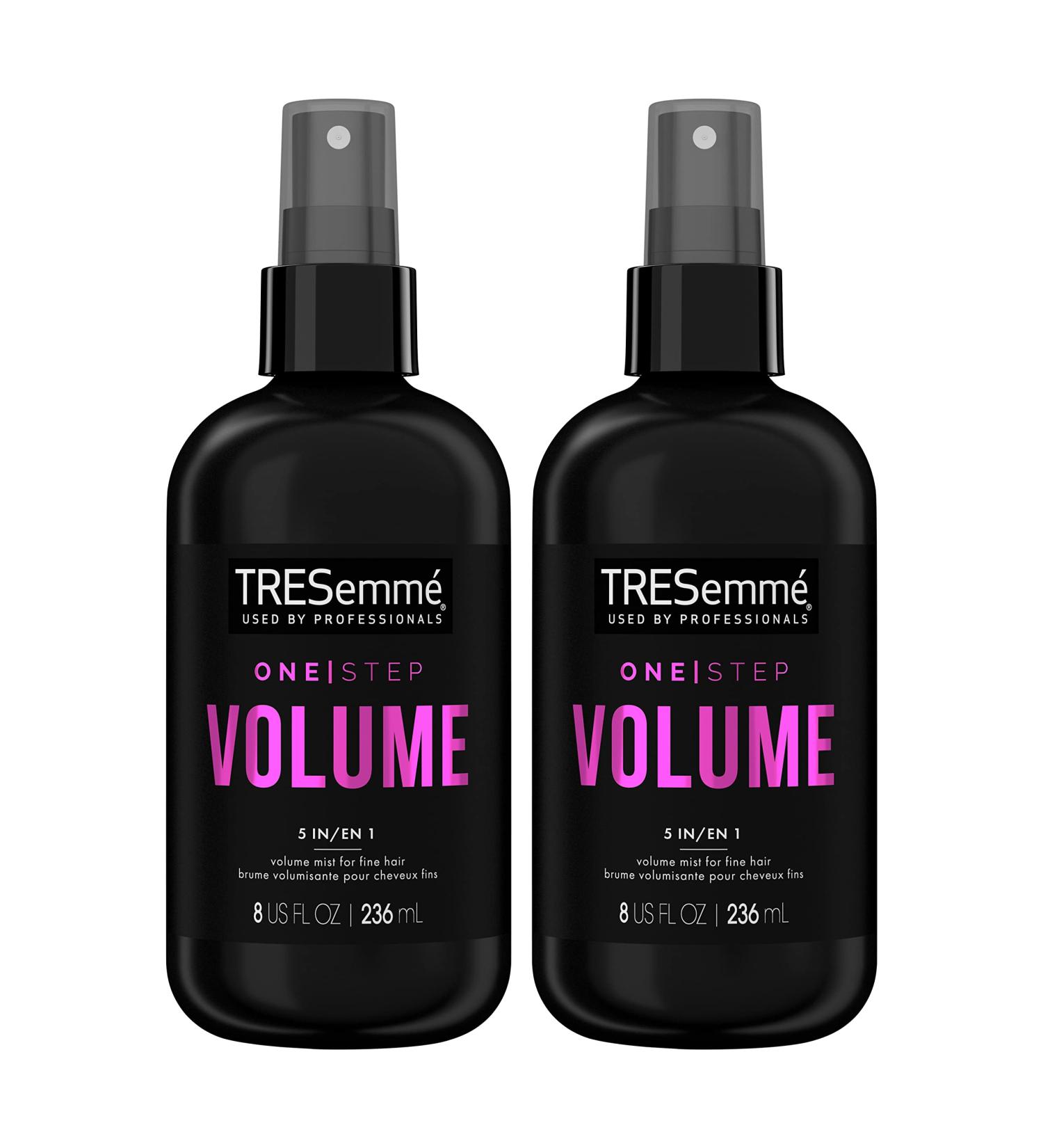 TRESemm One Step 5-in-1 Volumizing Hair Styling Mist - 2 Count, 8 oz - For Fine Hair, Soft Weightless Volume - Hair Care Product - Buy Online on SooperMarket.com