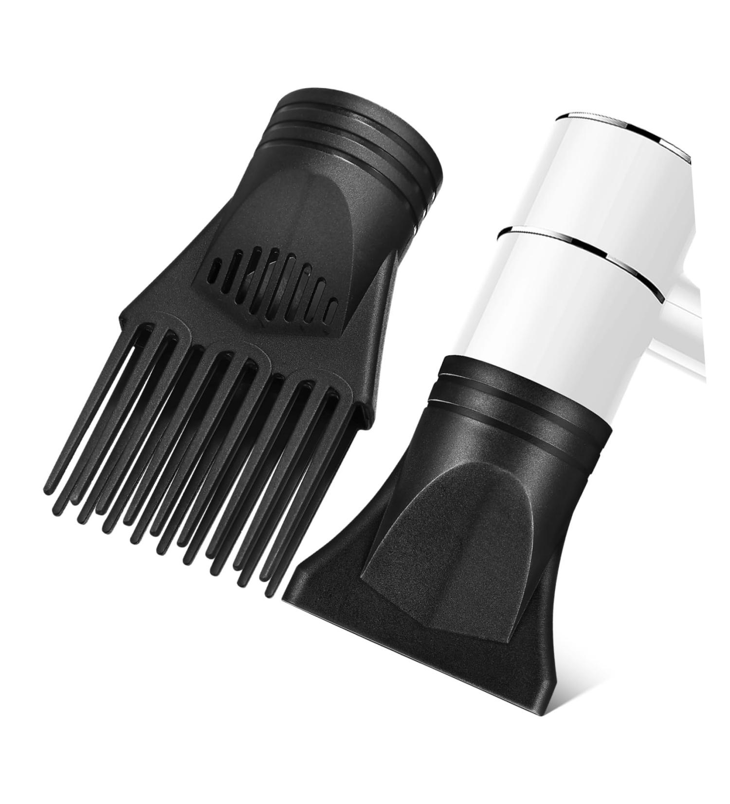 Mikinona 2 Pcs Hair Dryer Nozzle Comb Hair Dryer Accessories Hair Blower Nozzle Flat Headgear Plastic - Buy Online on SooperMarket.com