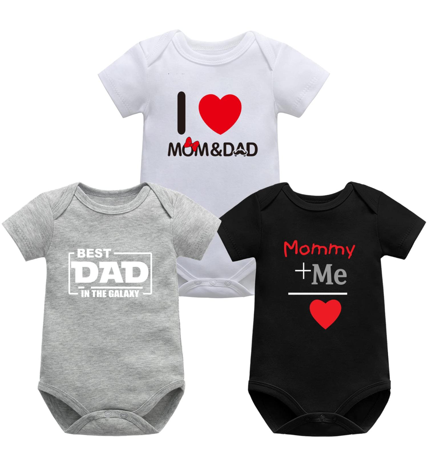 Bestele Baby Bodysuits: Cotton Onesies for Newborn Boys and Girls | Short Sleeve Rompers Set | Toddler Infant 0-24 Months | Pack of 3 | Coverall Undershirt Set - Buy Online on SooperMarket.com