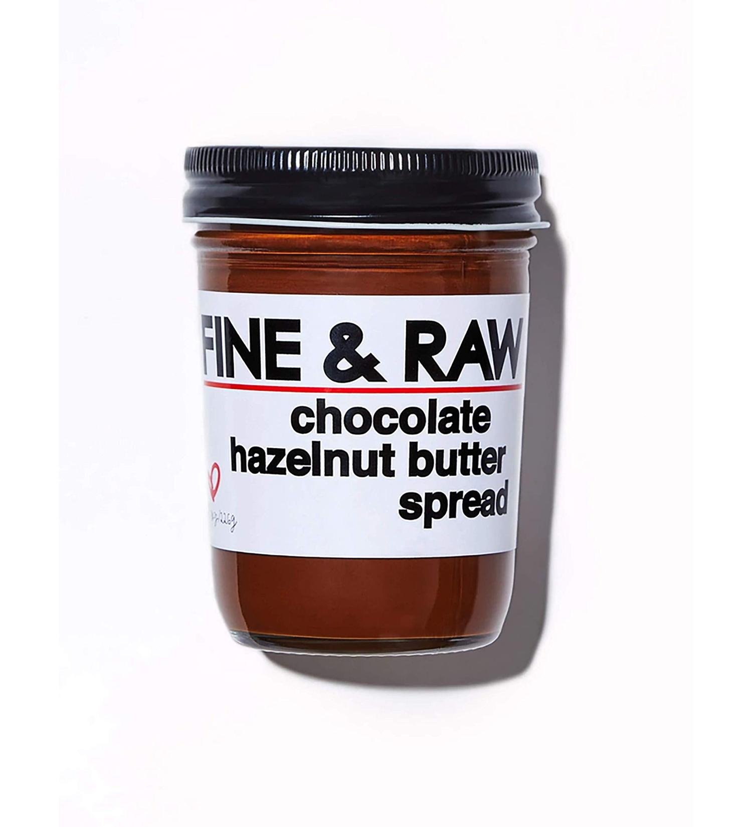 Fine & Raw Organic Hazelnut Butter Spread - 8 oz | Vegan & Clean Ingredients | Chocolate Hazelnut Flavor - Buy Online on SooperMarket.com