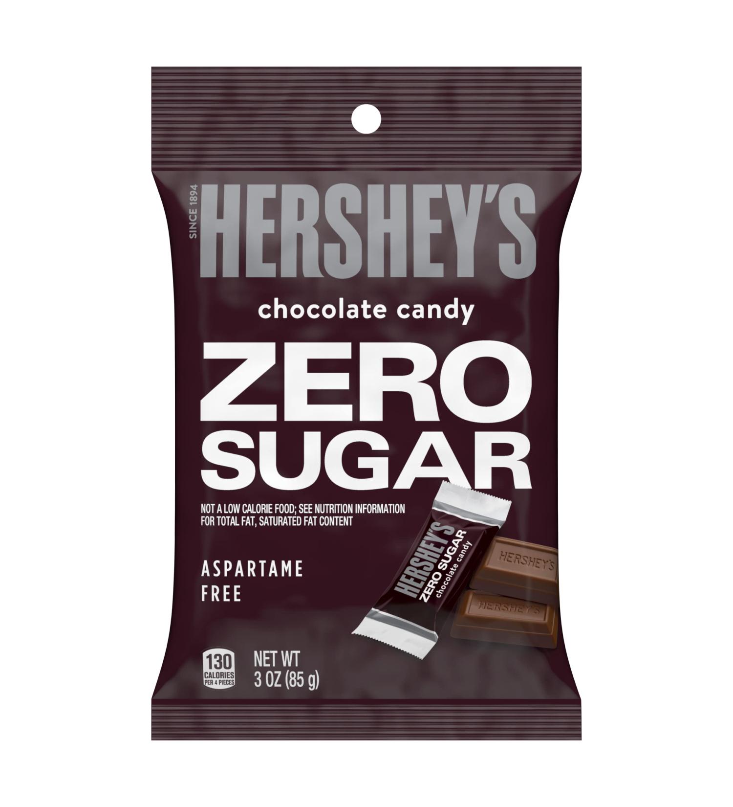 Hershey's Sugar Free Chocolate Candy 3 oz | Individually Wrapped | Pack of 12 - Buy Online on SooperMarket.com