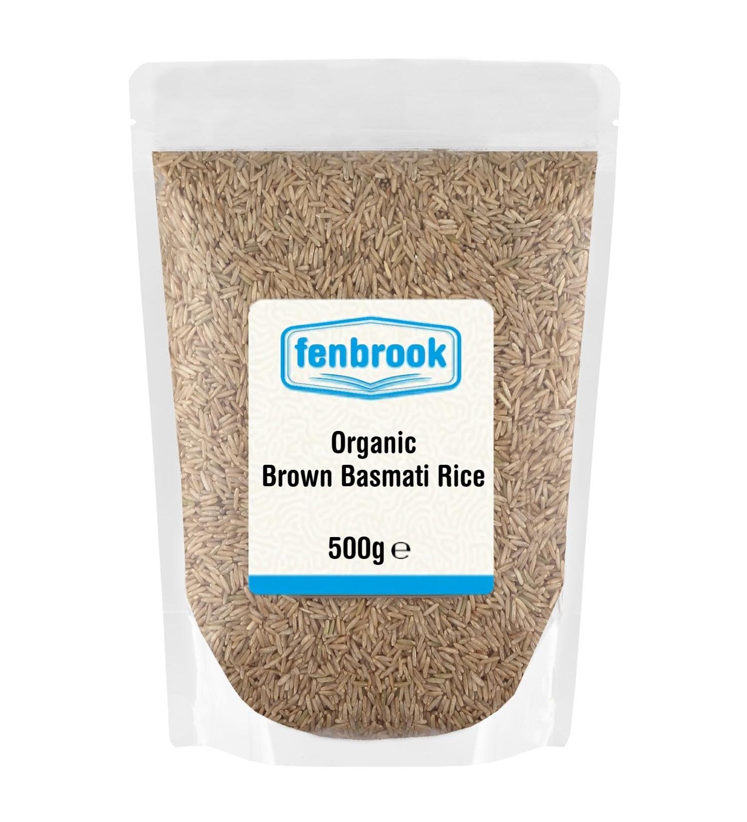 Organic Brown Basmati Rice 500g Certified Organic by Fenbrook Organic - Buy Online on SooperMarket.com