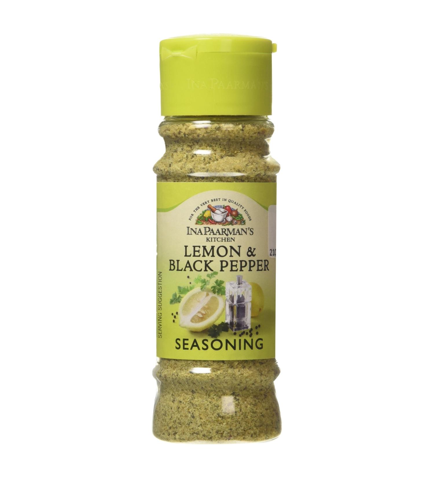 Ina Paarman Lemon & Black Pepper Seasoning 200ml - Buy Online Now! - Buy Online on SooperMarket.com