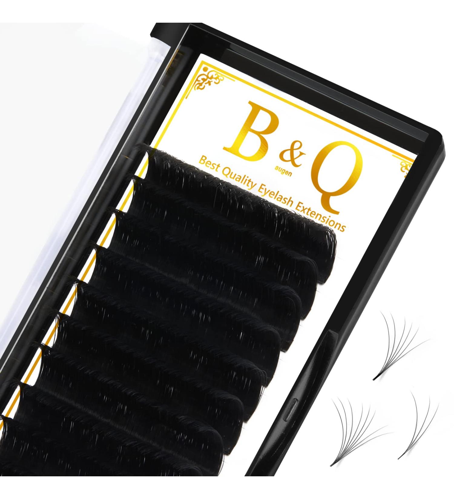 Easy Fan Lashes D-0.03-15mm | Russian Volume Eyelash Extensions | Self Fanning Lashes | 15mm D Curl | Blooming Volume Lash Extension - Buy Online on SooperMarket.com