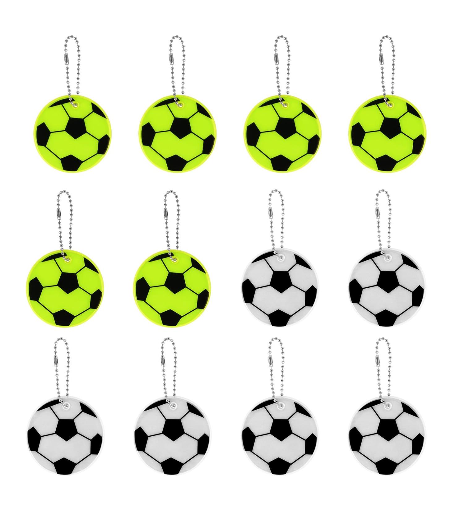 Indrnif 12 Reflective Football Supporters Safety Reflector Trailer | Children s Reflector for School Bags Clothing Backpacks Cycling & Running - Buy Online on SooperMarket.com