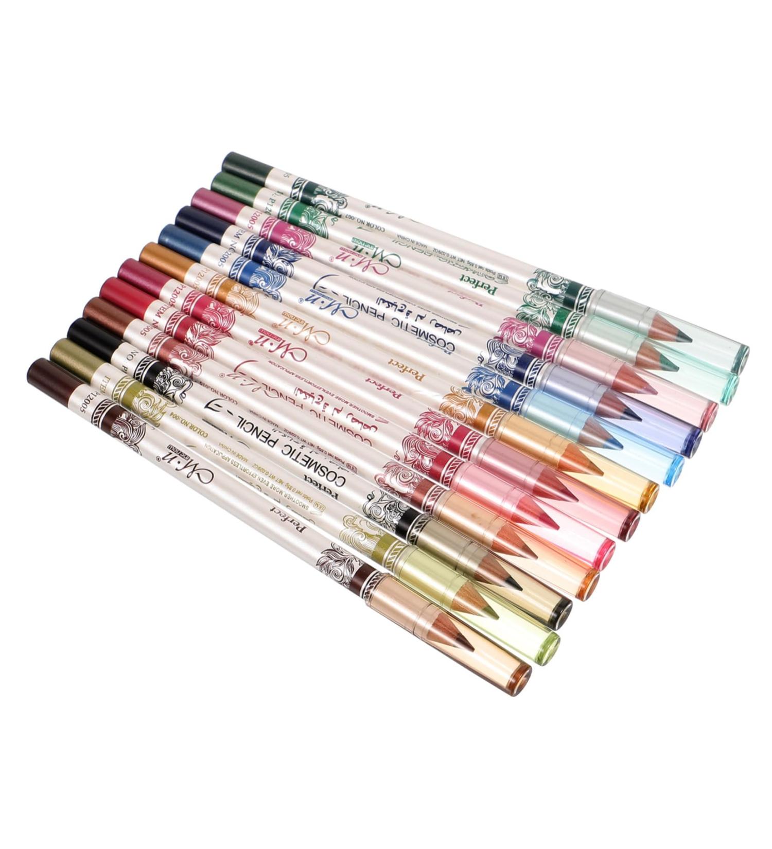 Didiseaon 24 Pcs Eyeliner Pen Makeup Eyeliner Colorful Eyeliner Wooden - Buy Online on SooperMarket.com