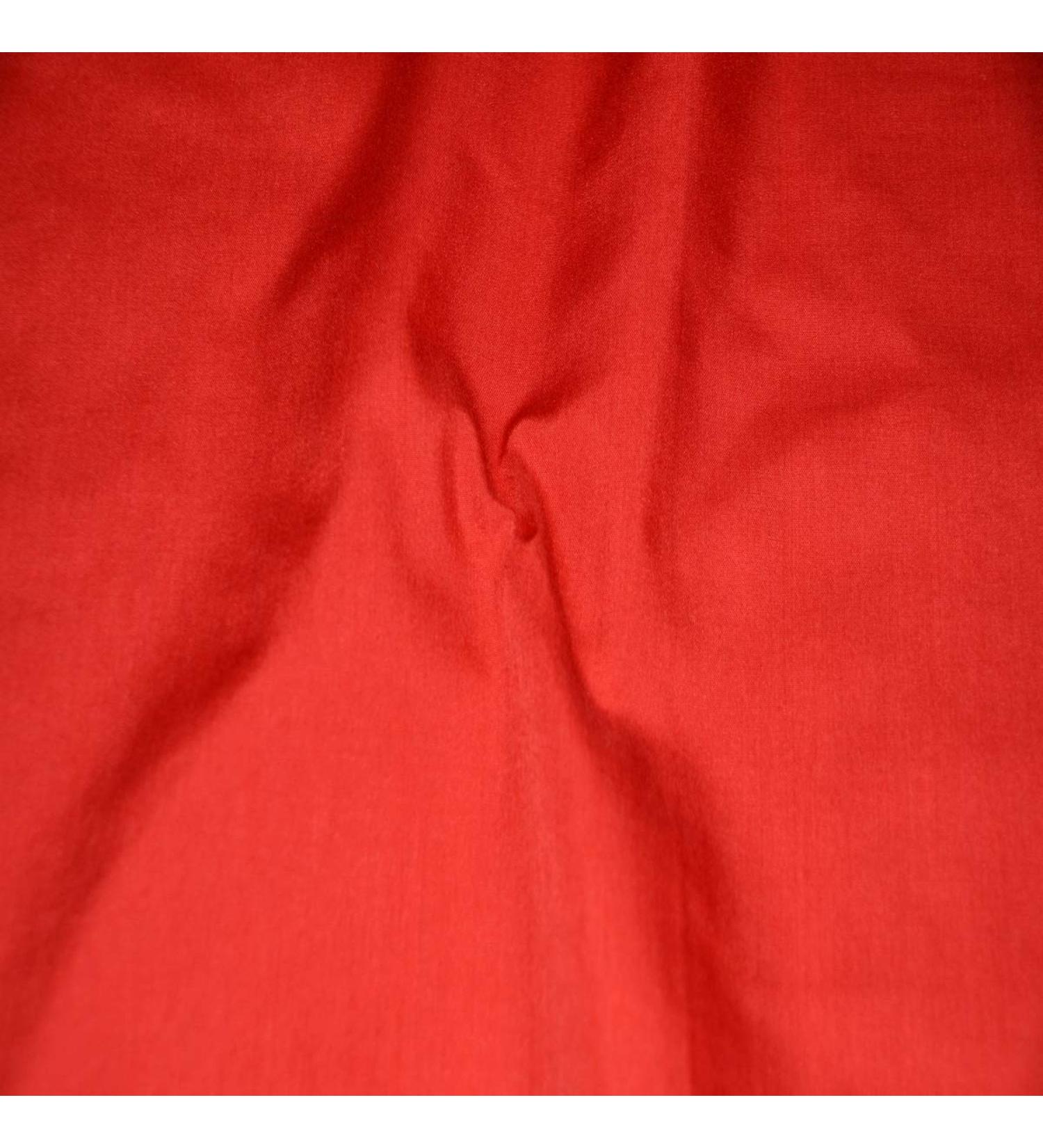 60 Wide Premium Cotton Blend Broadcloth Fabric by The Yard (Red) 1 Yard Red