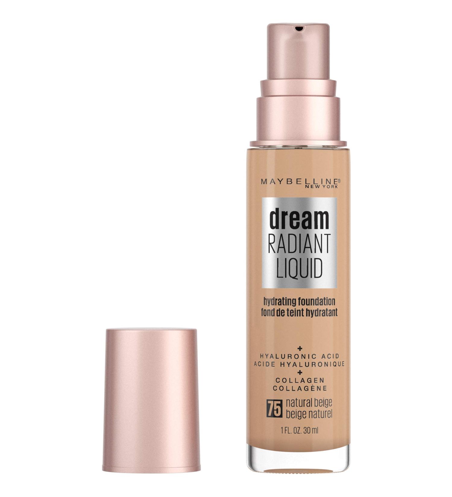 Maybelline Dream Radiant Liquid Foundation - Natural Beige, 1 Fl Oz (Pack of 1) - Buy Online on SooperMarket.com