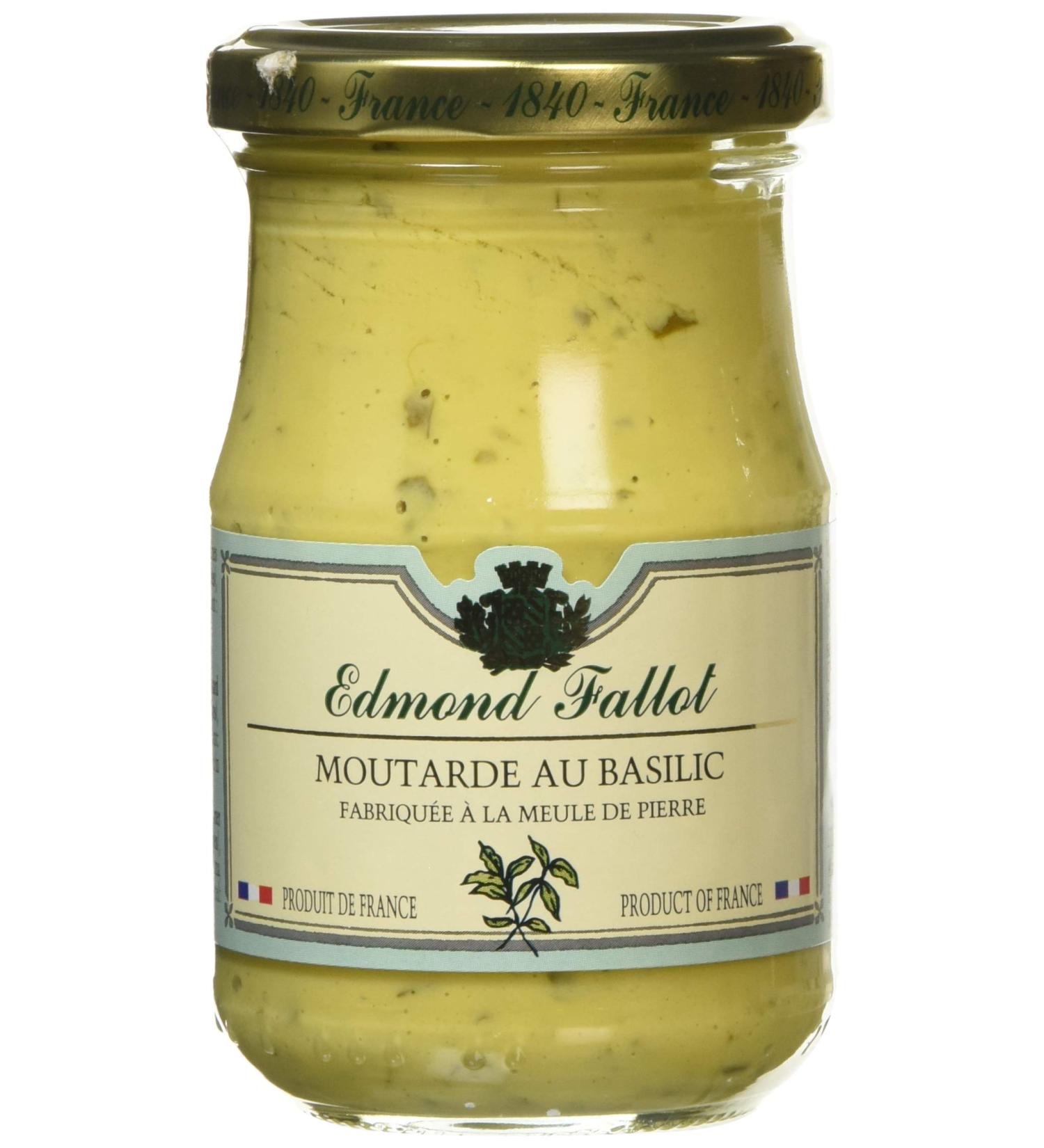Fallot Dijon Mustard with Basil 205g - Exquisite Flavor Enhancer - Buy Online on SooperMarket.com