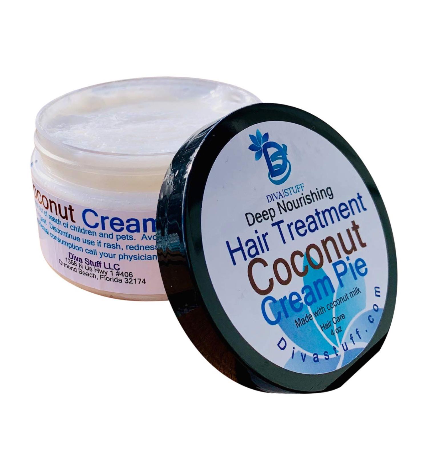 Coconut Milk Deep Nourishing Hair Treatment - 4oz by Diva Stuff | Revitalize & Hydrate International Shipping - Buy Online on SooperMarket.com