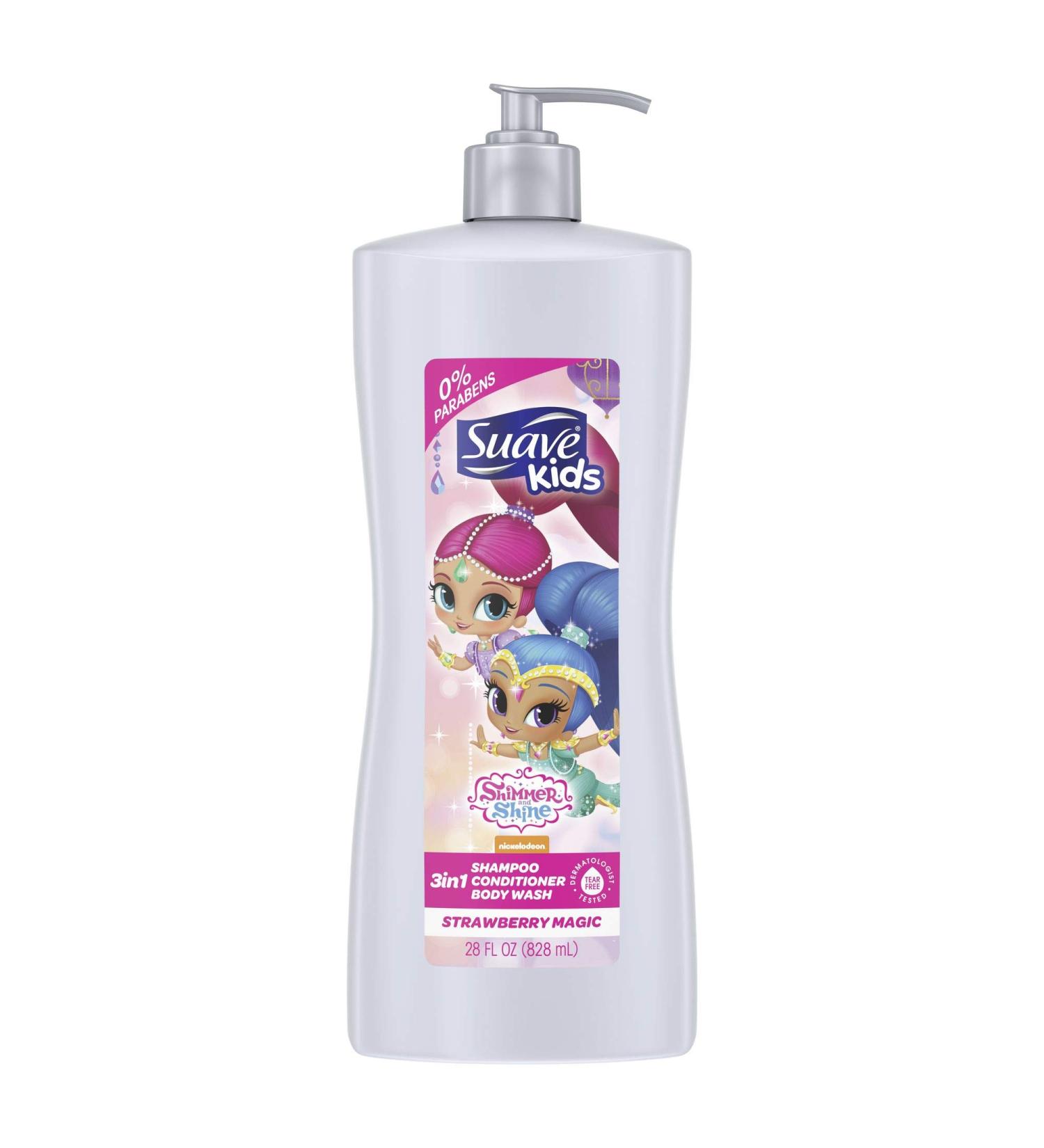 Suave Kids 2-in-1 Body Wash & Shampoo - Nickelodeon Shimmer and Shine 28 oz | International Shipping Available - Buy Online on SooperMarket.com