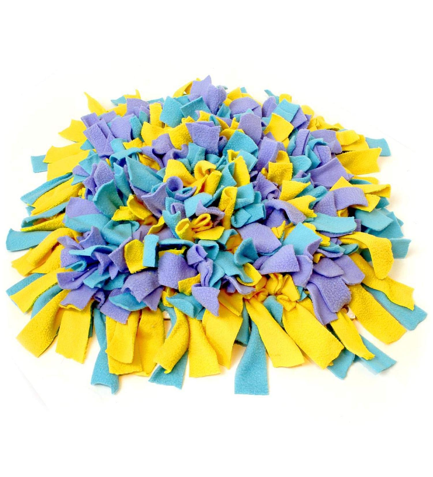 igadgitz home U7174 Dog Snuffle Mat Dog Treat Dispenser Mat Dog Sniffing Mat Dog Puzzle Mat - Multi-coloured - Buy Online on SooperMarket.com