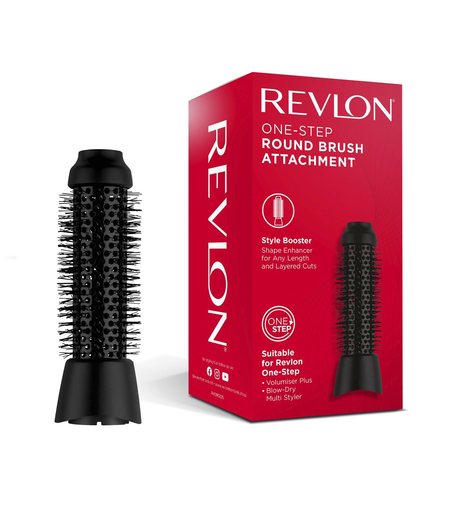 Revlon One-Step Round Brush Attachment - Black | Enhance Your Styling Experience - International Shipping Available - Buy Online on SooperMarket.com