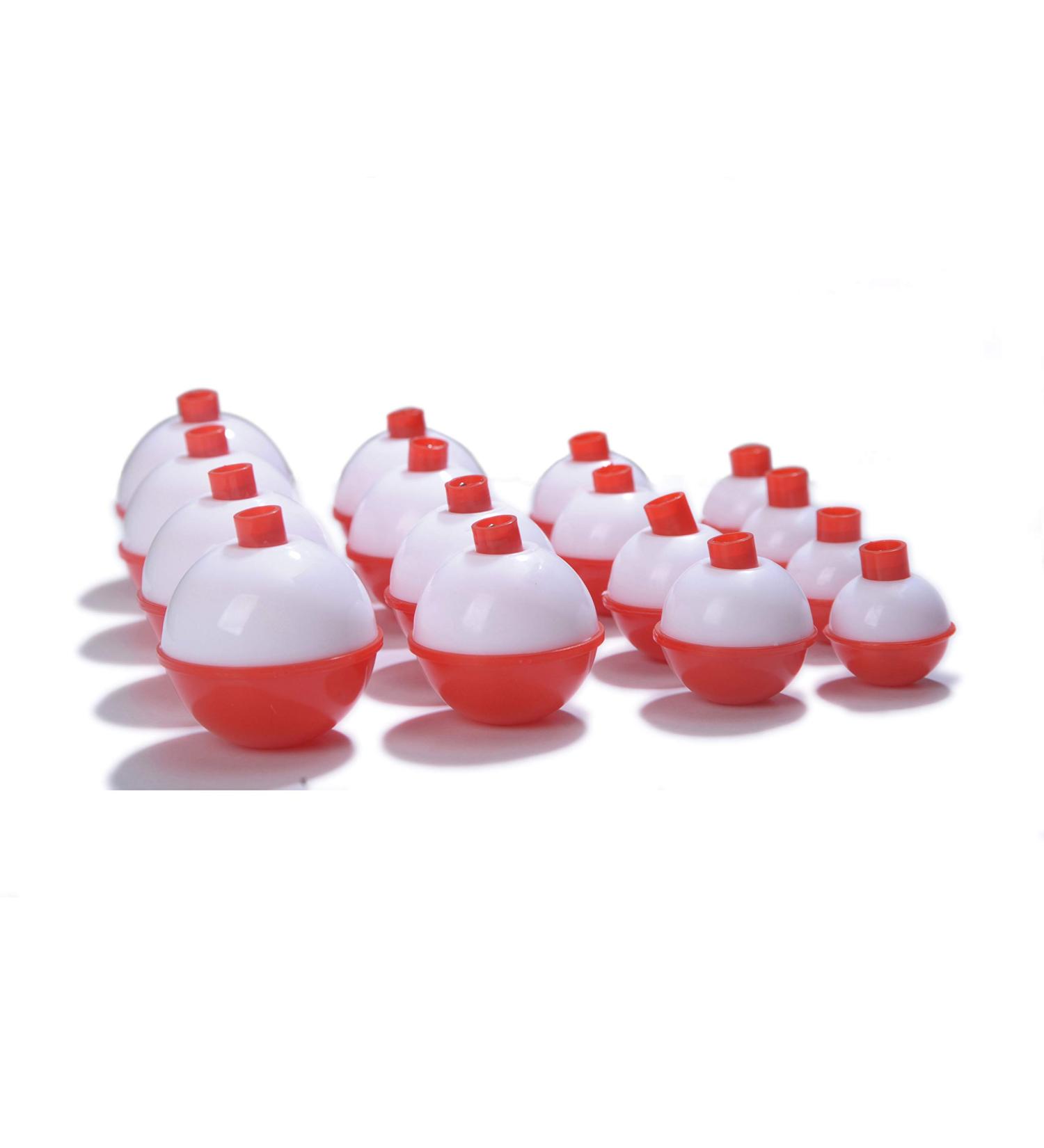 WUYUEJXI Fishing Bobbers Assortment - 16 Red and White Bobbers for Fishing Floats - Buy Online on SooperMarket.com