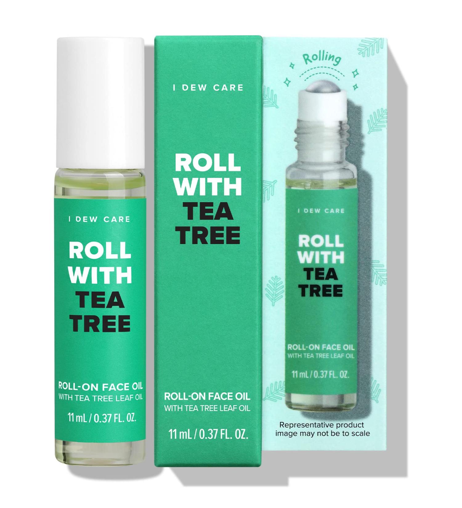 I Dew Care Roll-on Face Oil with Tea Tree - Hydrating Solution for Blemish Spots and Whiteheads - 0.37 fl oz - Buy Online on SooperMarket.com