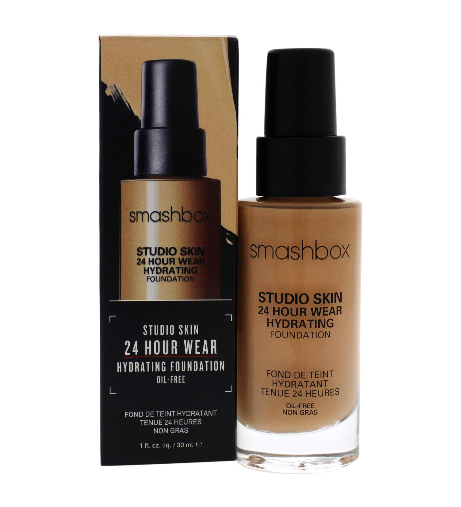 Smashbox Studio Skin 24HR Hydrating Foundation - 2.3 Light Medium Warm Undertone (1 fl oz) - Buy Online on SooperMarket.com