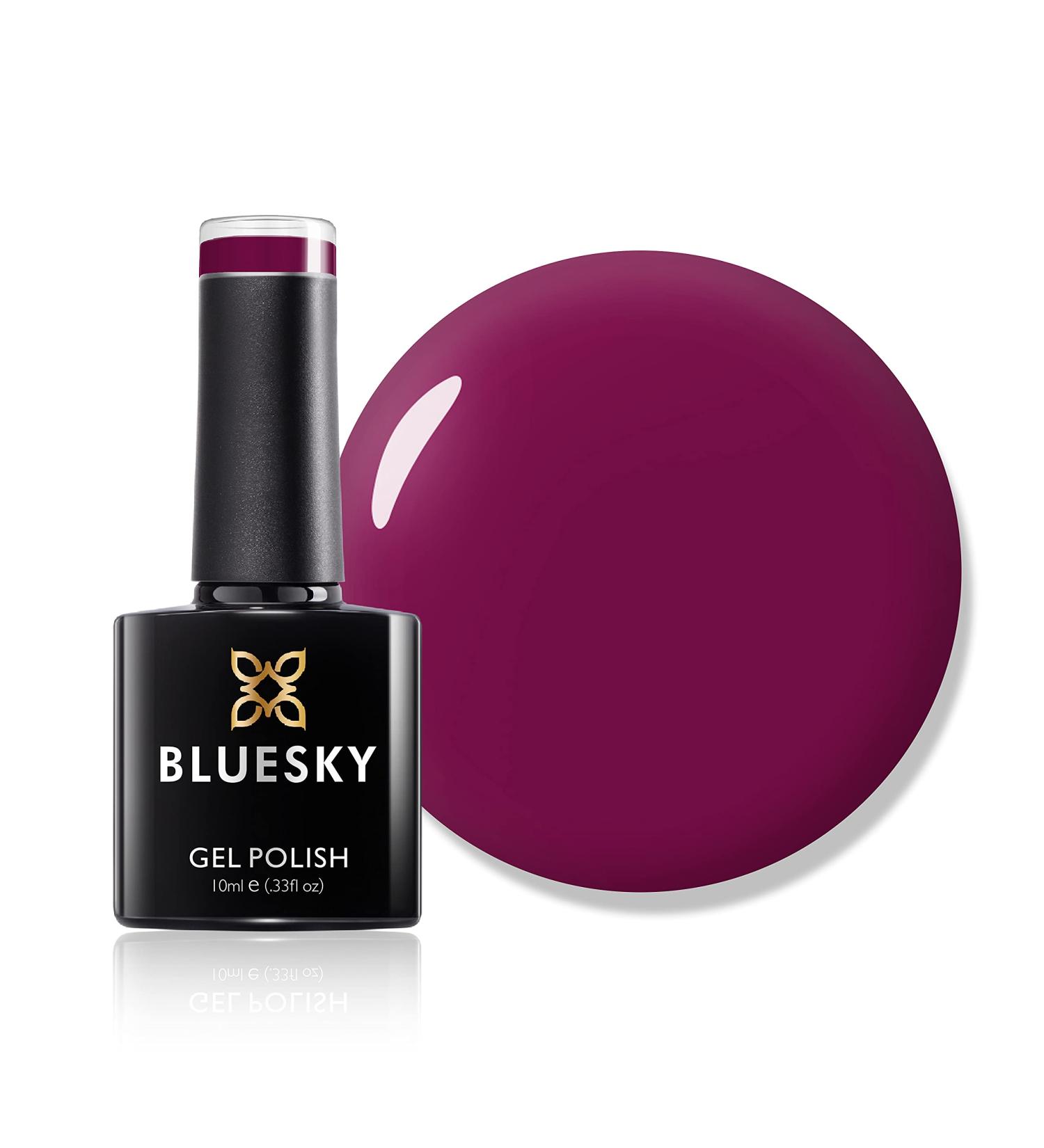 Bluesky Gel Nail Polish Tinted Love 80557 Claret Currant Dark Purple Red Long Lasting Chip Resistant 10 ml (Requires Drying Under UV LED Lamp) Tinted Love 10 ml (Pack of 1) - Buy Online on SooperMarket.com