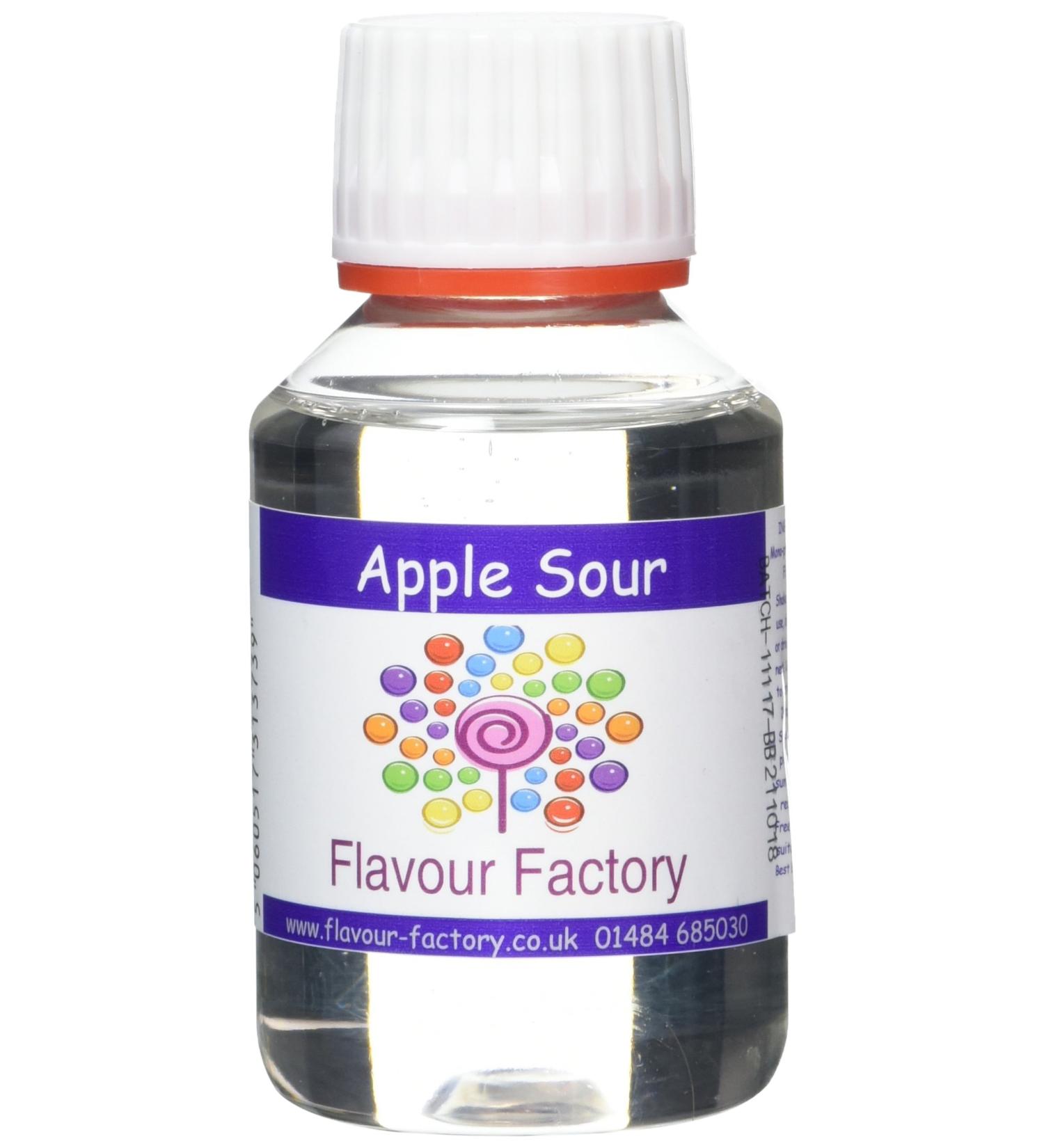 Flavour Factory Apple Sour Intense Food Flavouring 100 ml - Buy Online on SooperMarket.com
