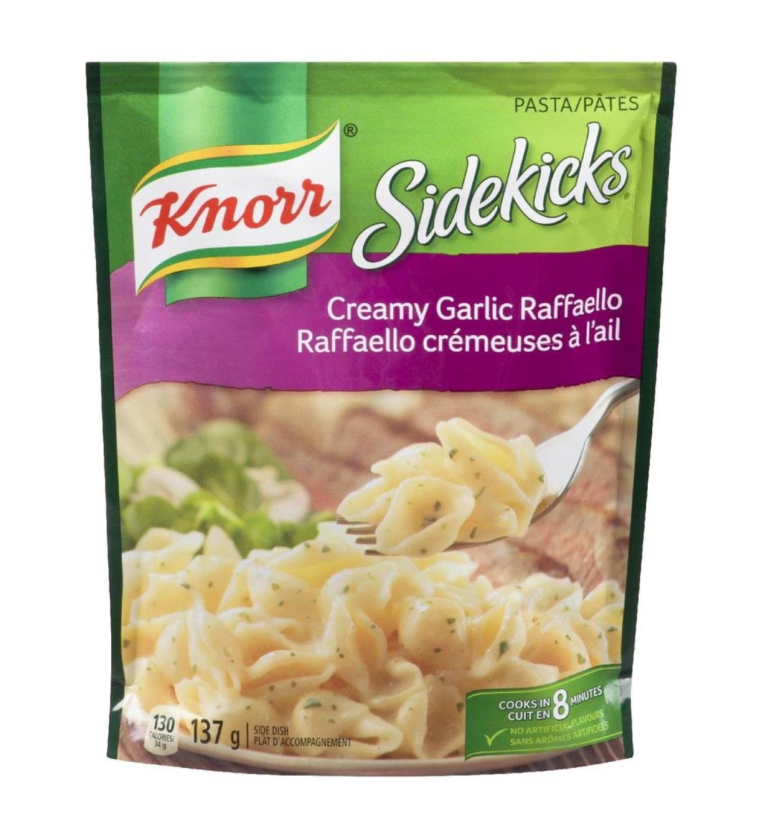 Knorr Sidekicks Creamy Garlic Raffaello Pasta Side Dish - Buy Online on SooperMarket.com