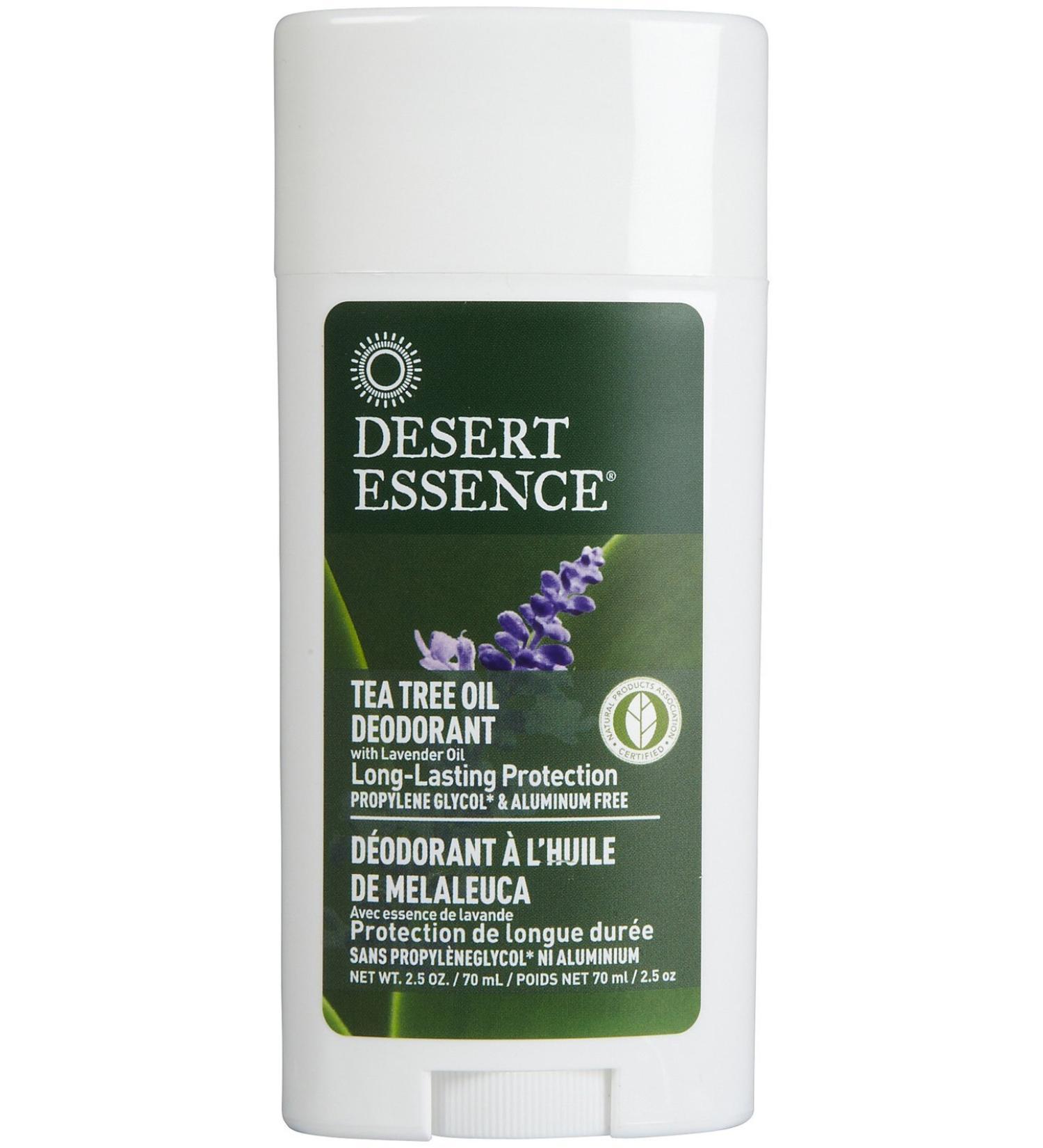 Desert Essence Deodorant Tea Tree Oil 2.5 oz (70 ml)
