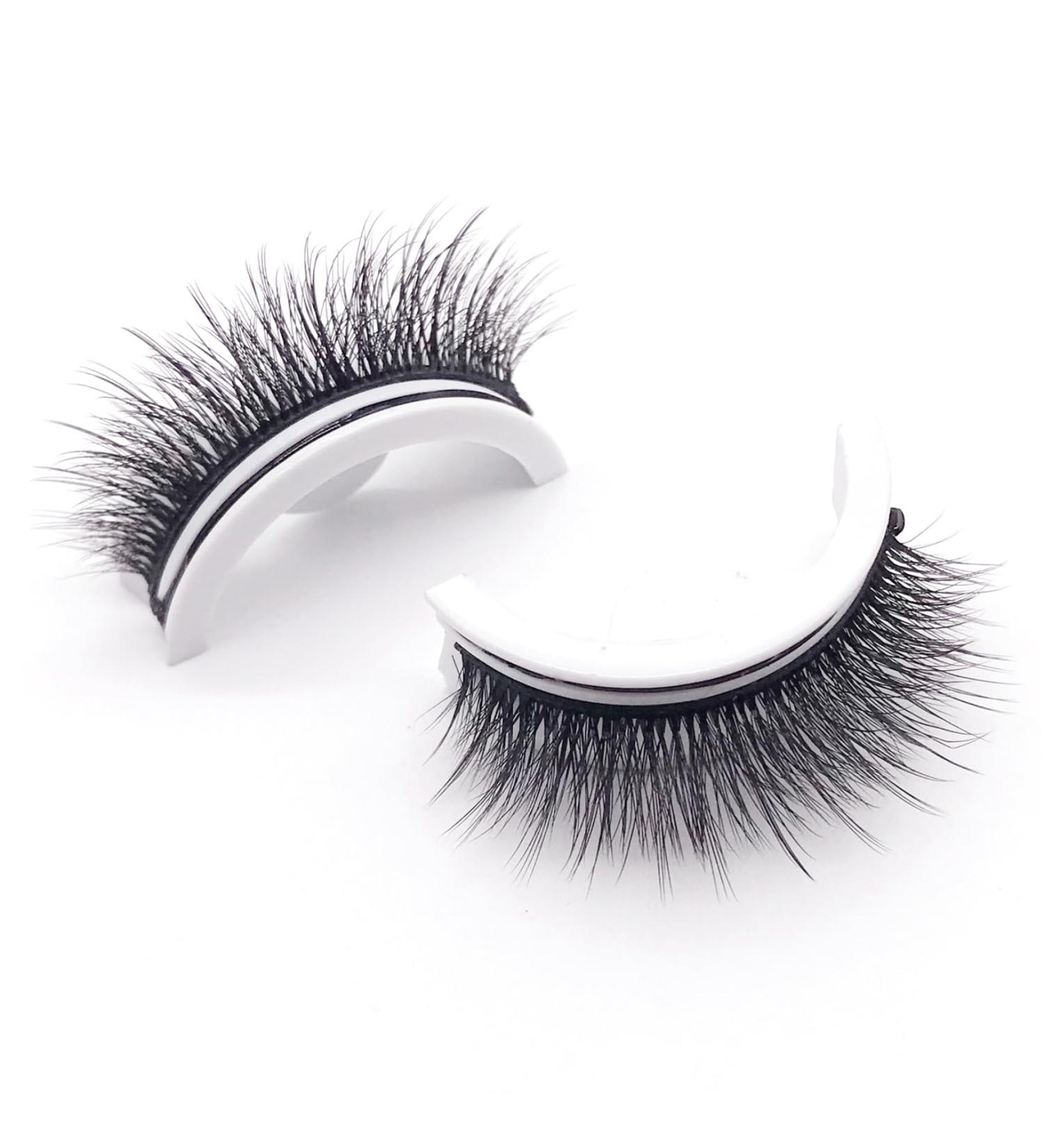 Buy Reusable Self-Adhesive Fake Eyelashes | Realistic & Bushy Makeup Lashes in Crystal Case for Beginners International Shipping Available - Buy Online on SooperMarket.com