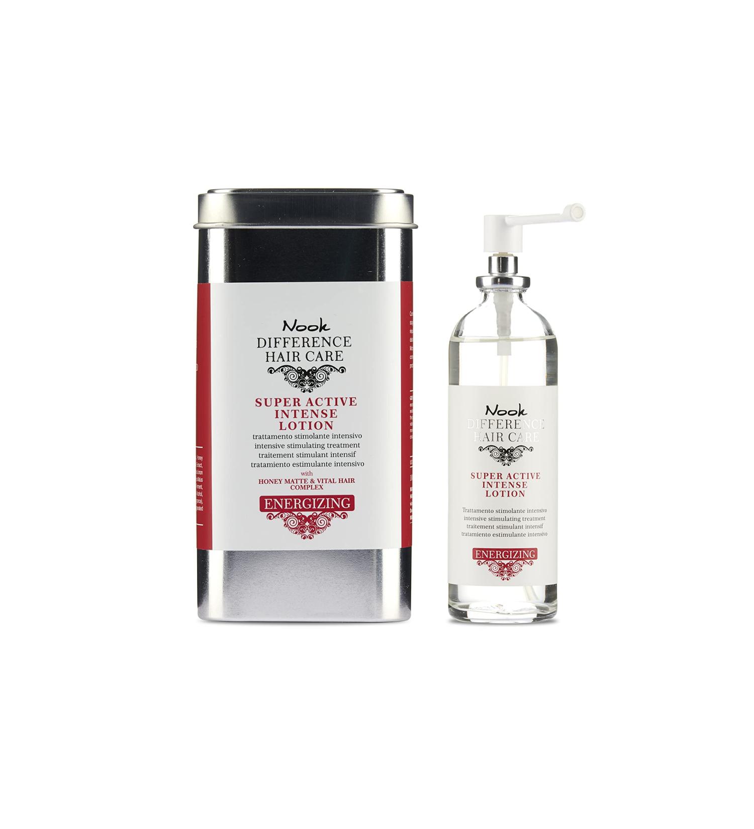 Nook Energizing - Super Active Intense Lotion anti-hair loss treatment intensive and stimulating - tested in nickel chrome and cobalt 100ml. - Buy Online on SooperMarket.com