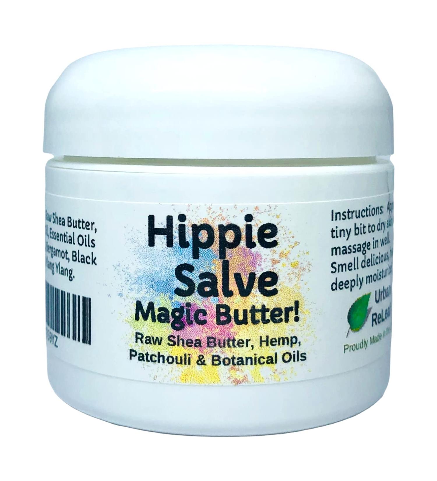 Urban ReLeaf Hippie Salve Magic Butter - Shea Butter with Patchouli, Ylang, Bergamot for Deep Moisturizing & Healing - Buy Online on SooperMarket.com