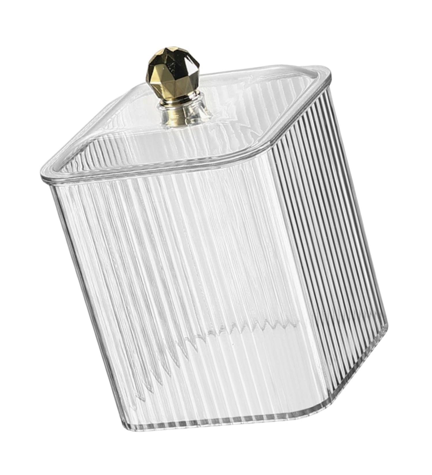 Portable Sturdy Cotton Pad Holder Stylish Home Accessory Portable for Efficient Cosmetic Storage and Organization - Buy Online on SooperMarket.com