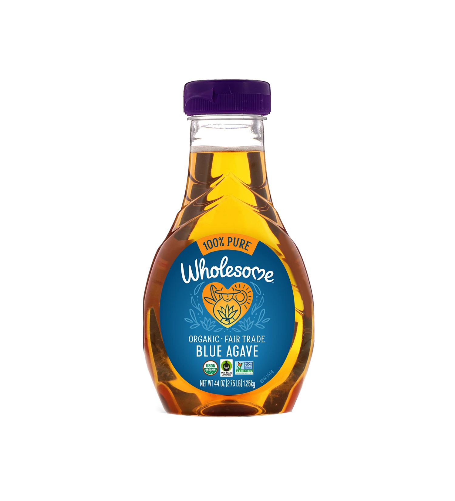 Organic Blue Agave Nectar - Low Glycemic Sweetener - Non GMO - Gluten Free - 44 oz (Pack of 2) - Buy Online on SooperMarket.com