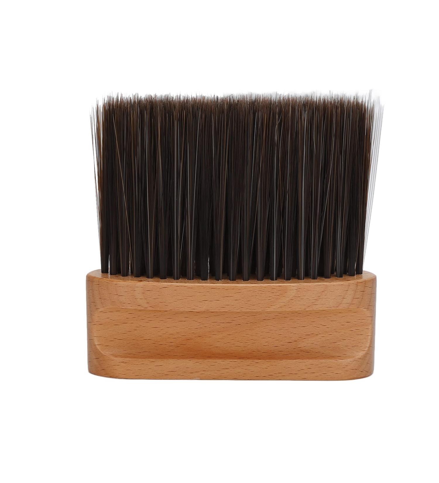 Professional Barber Neck Duster Brush Soft Nylon Hair Wodden Handle Hair Sweeping Brush Comfortable Grip Barber Accessories Suitable for Barbers Hair Stylist - Buy Online on SooperMarket.com