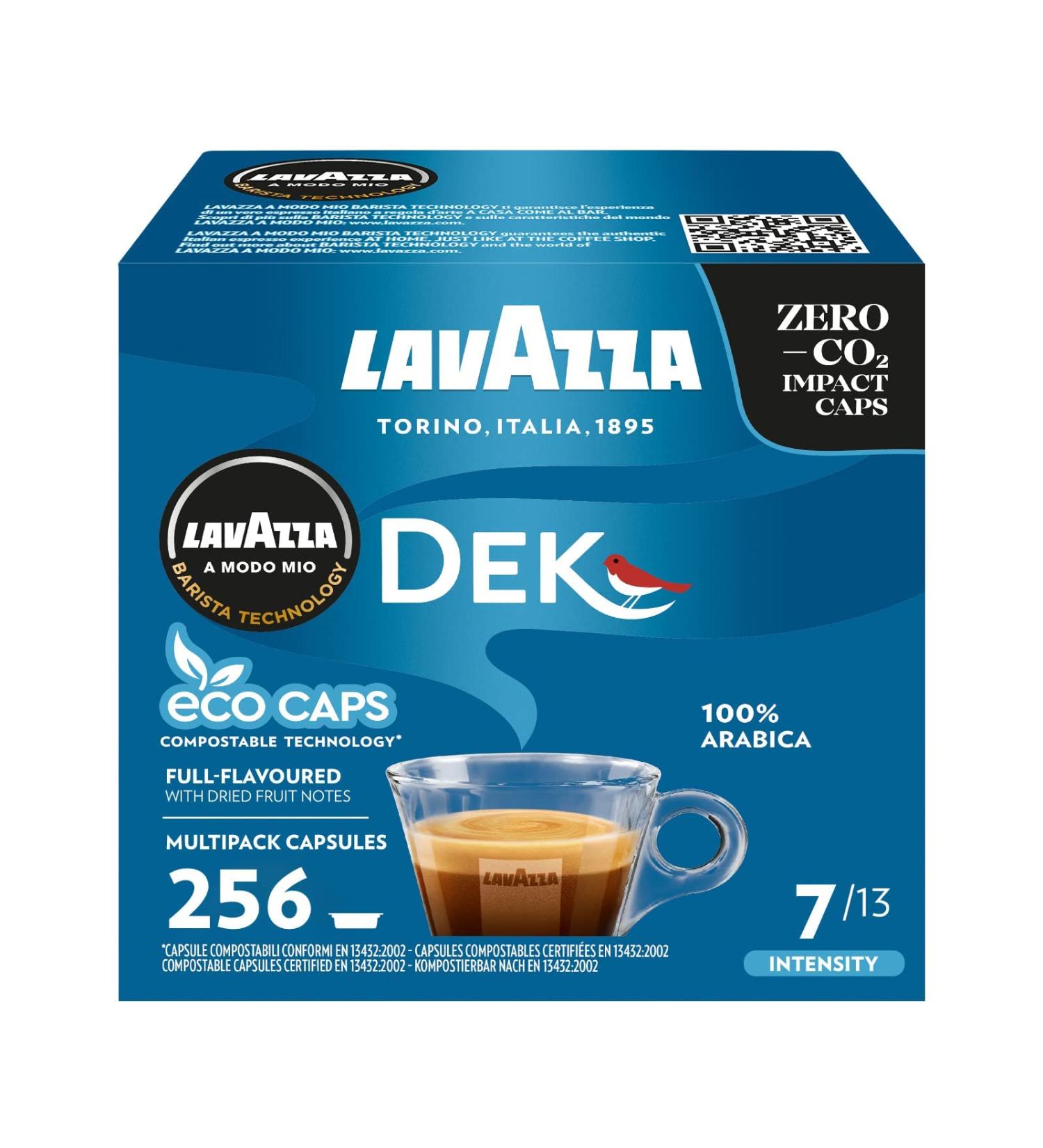 Lavazza A Modo Mio DEK Cremoso Decaf Coffee Capsules - 256 Count - Buy Online on SooperMarket.com