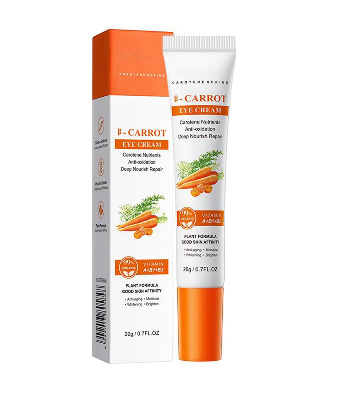 Carotene Eye Cream - Hydrating Vita Cream for Wrinkles & Puffiness Firming & Moisturizing for Bright Eyes - Buy Online on SooperMarket.com