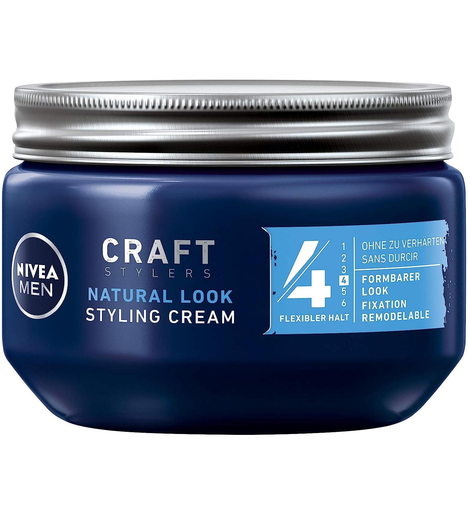 Nivea Men Styling Cream (1x150ml) pack of 1 Hair Cream for Malleable Hold without Hardening Flexible Hair Gel for a Natural Look Parent - Buy Online on SooperMarket.com
