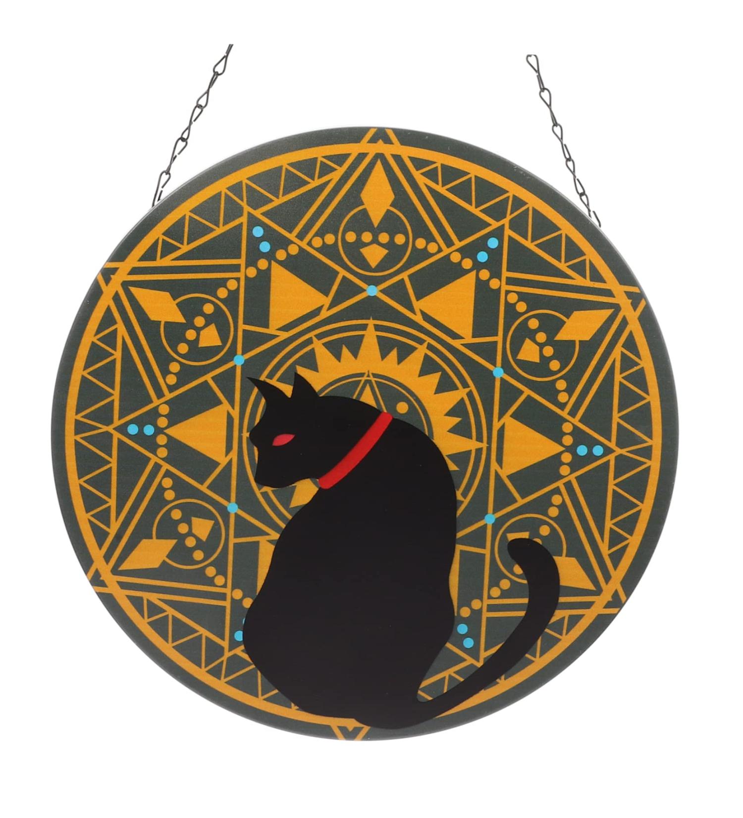 ABOOFAN Wrought Iron Disc Pendant Decor Ornament Iron Circle Pendant Hanging Adornment Indoor Metal 30x30x1cm As Shown1 - Buy Online on SooperMarket.com
