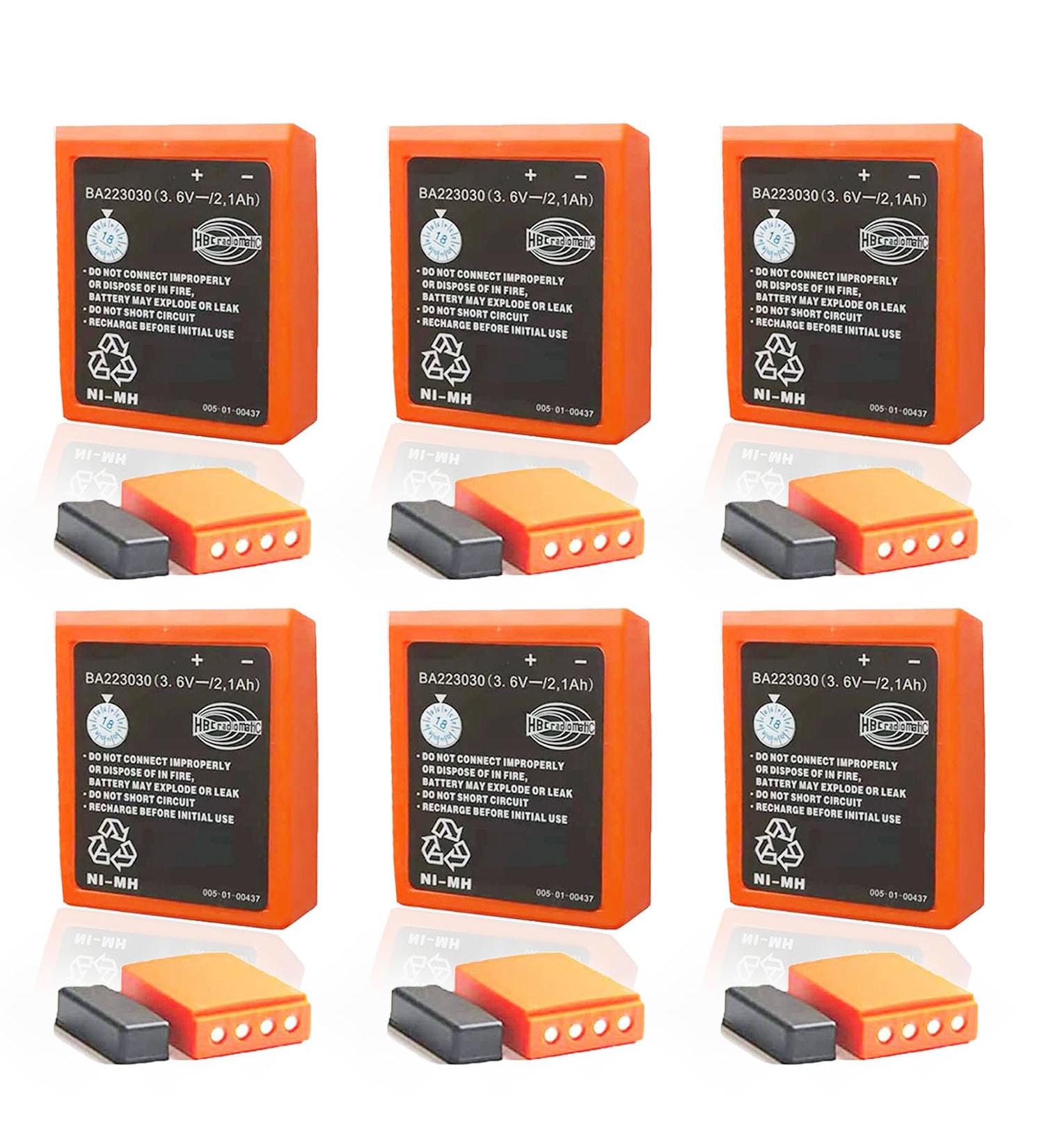 Buy 6 Pack 3.6V BA223030 HBC Rechargeable Remote Control Battery - 2100mAh for Crane Remotes | Fast International Shipping - Buy Online on SooperMarket.com