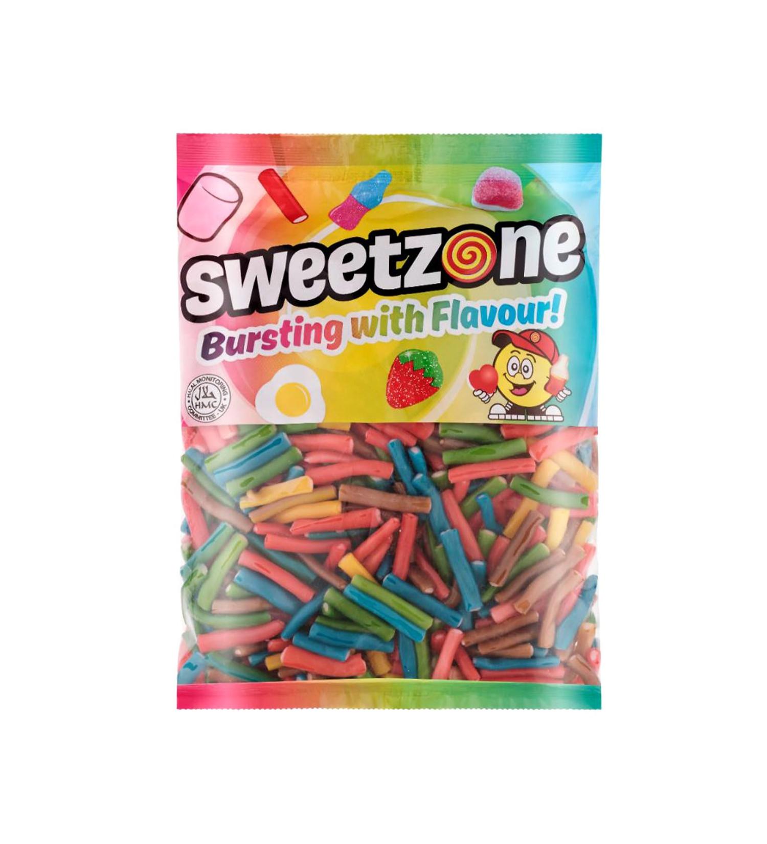Sweetzone Mini Rainbow Pencils Retro Sweets Tub Candy Sticks 1 kg Halal Sweets Sweets Bulk Sweet Cart Gummy Sweets American Candy UK British Sweets for Sweet Enthusiasts Mini Rainbow 1kg - Buy Online on SooperMarket.com