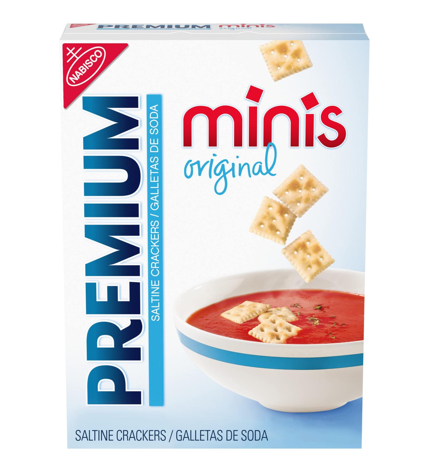 Premium Original Mini Saltine Crackers - 11 oz | High-Quality Snack Option - Buy Online on SooperMarket.com
