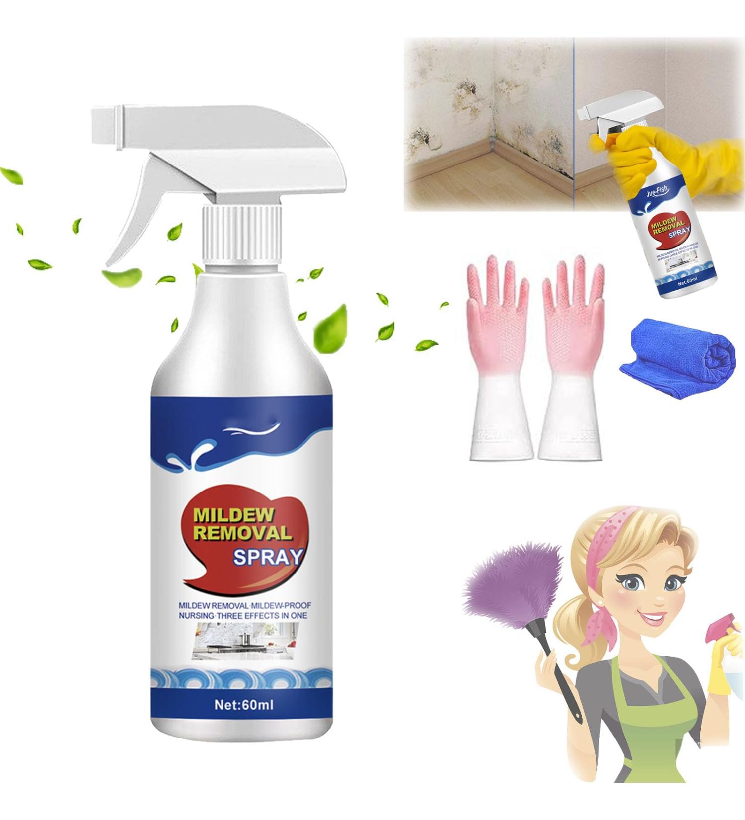 Wall Stain Removal Spray Wall Paint Cleaning Drywall Repair Spray Stubborn Wall Stains Remover Cleaner Spray Multi Purpose Powerful Descaling Cleaning Agent (1PCS) - Buy Online on SooperMarket.com