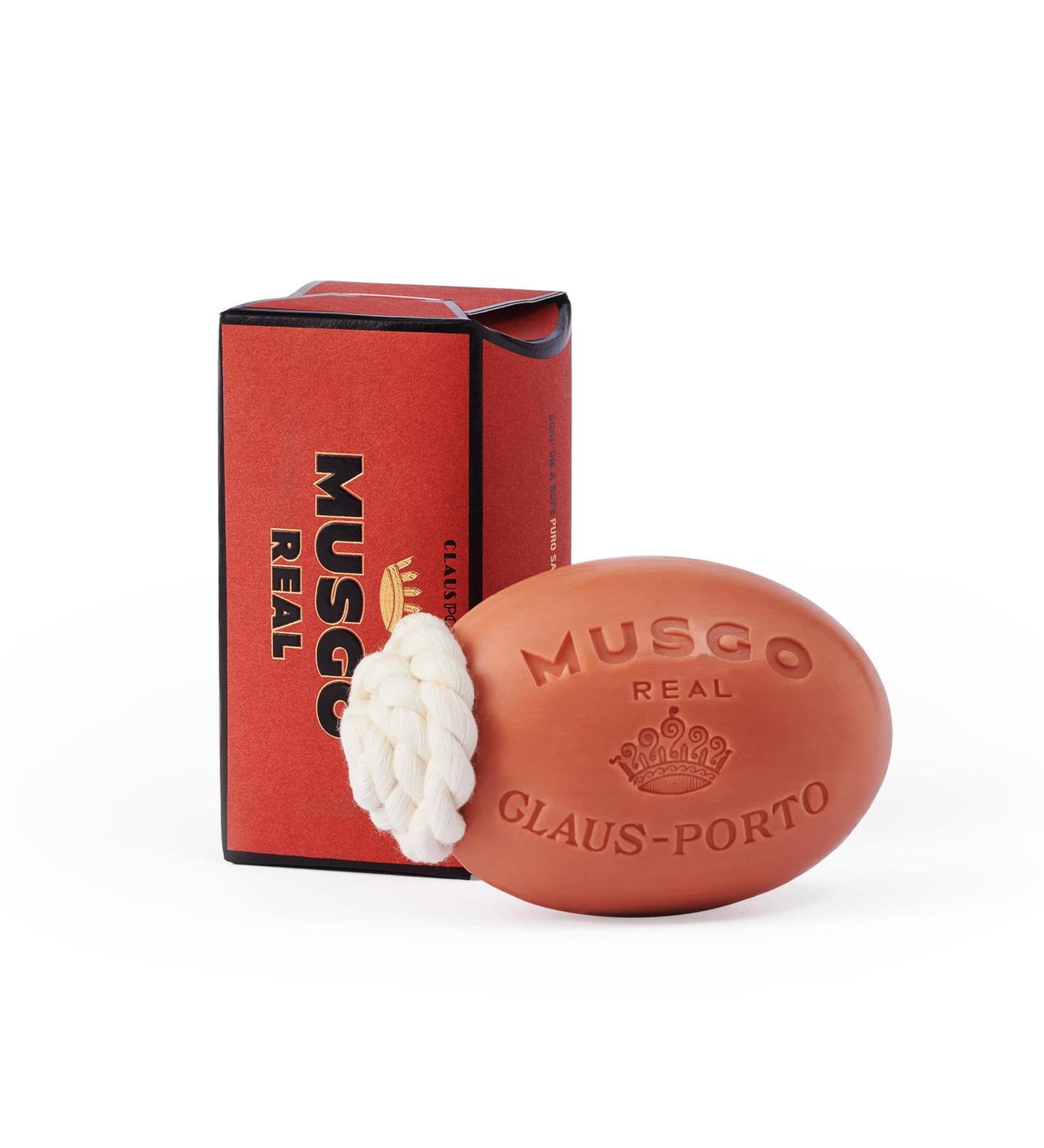 Musgo Real Soap on a Rope 190g - Puro Sangue | Premium Luxury Soap for Men | International Shipping Available - Buy Online on SooperMarket.com